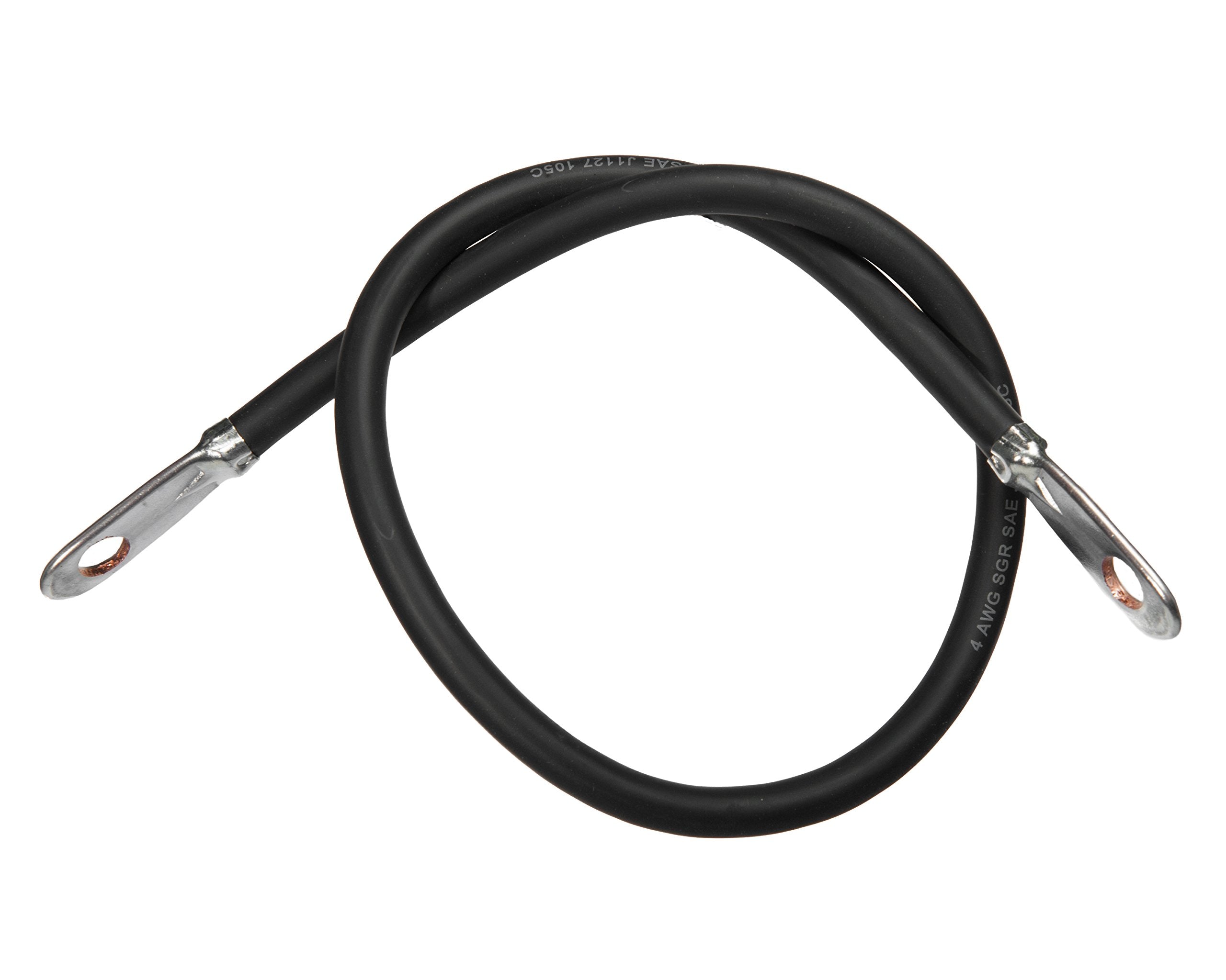 Sierra International Bc88533 Battery Cable With Terminals - 2' Black, 4 Gauge