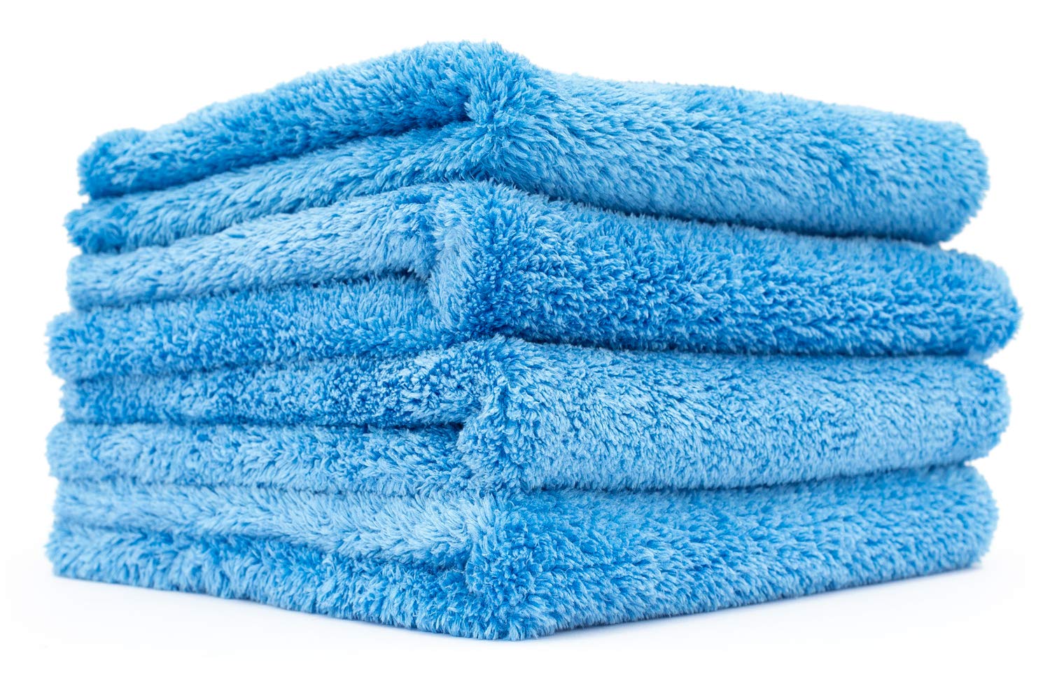 The Rag Company - Eagle Edgeless 500 (4-Pack) Professional Korean 70/30 Blend Super Plush Microfiber Detailing Towels, 500Gsm, 1