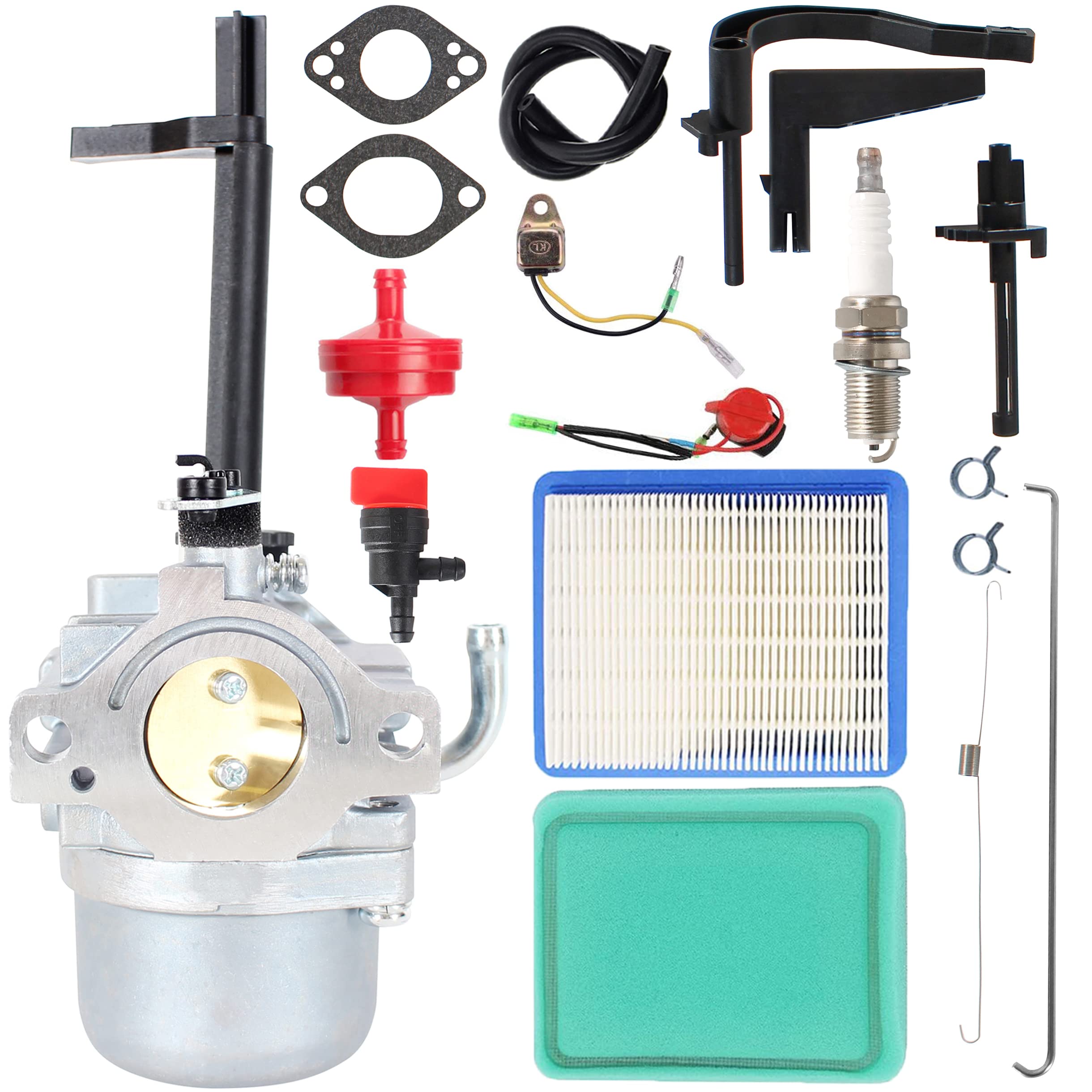 697978 01919 Carburetor For Troy-Bilt 01919 030343 030476 5000 5550 Watt Generator Compatible With Briggs And Stratton Nikki 697