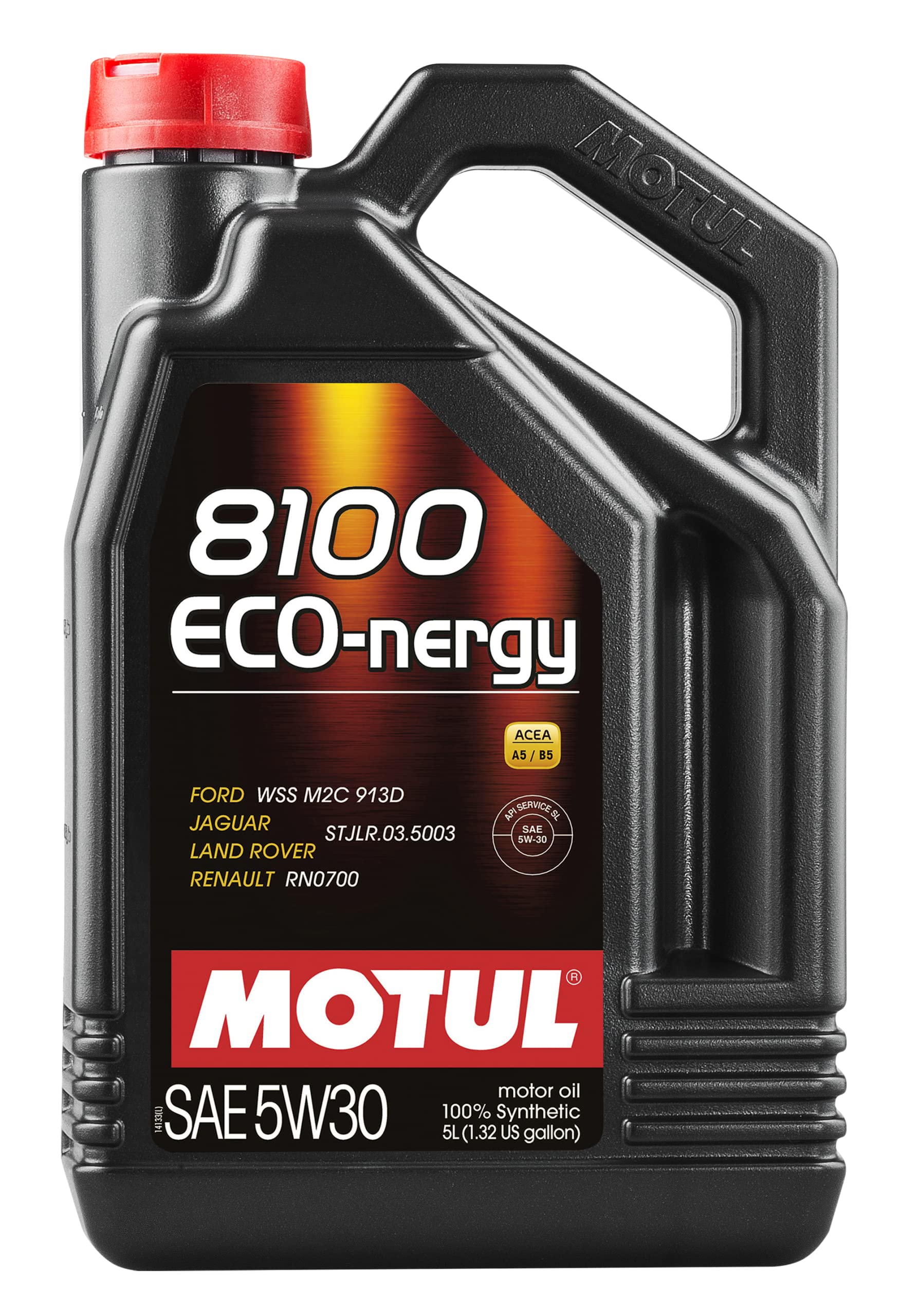 Motul 8100 Eco-Nergy 5W-30 Synthetic Oil 5 Liters (102898)