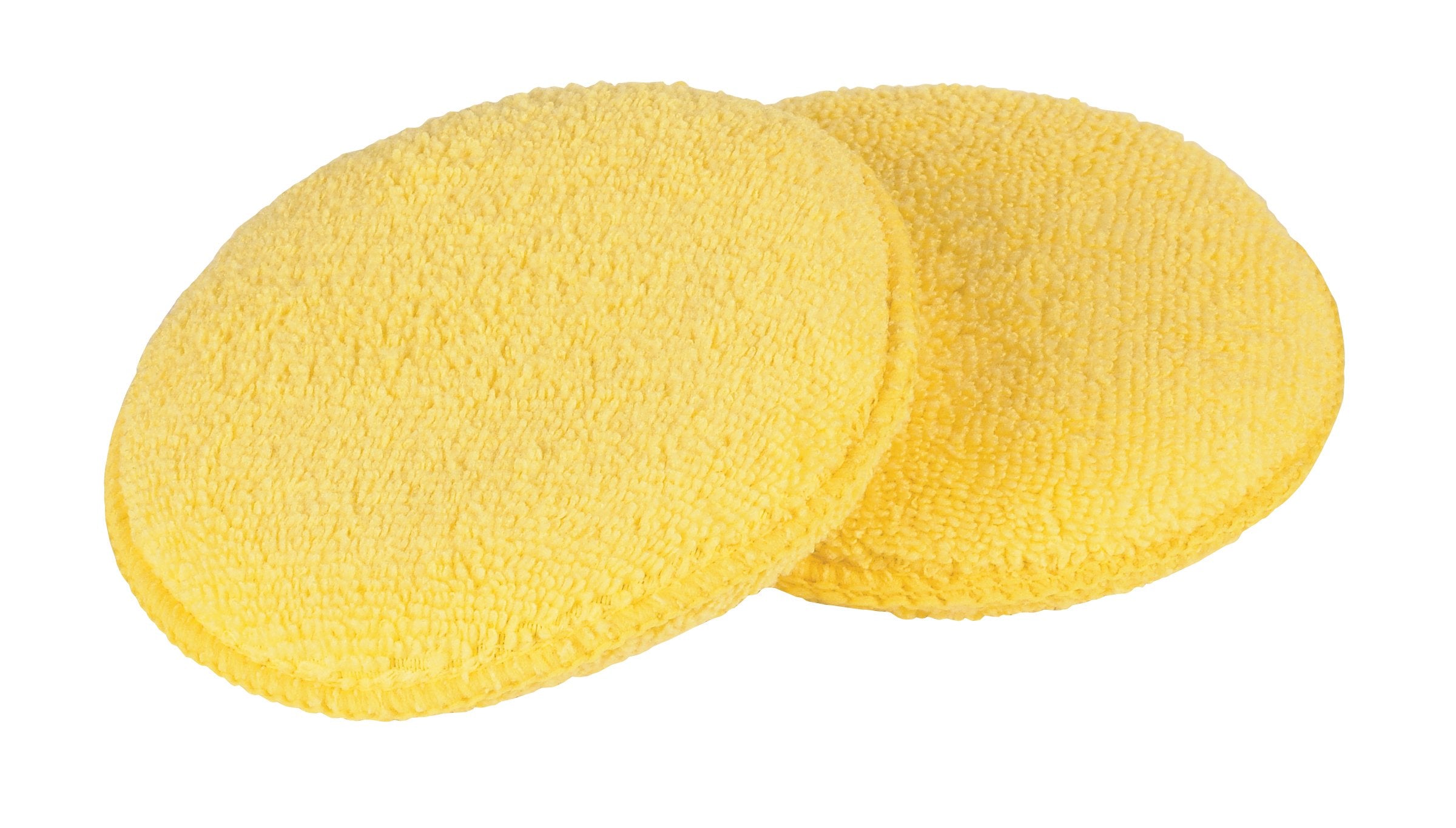 Carrand 40120 Microfiber 5'' Round Applicator Pad (2-Pack)