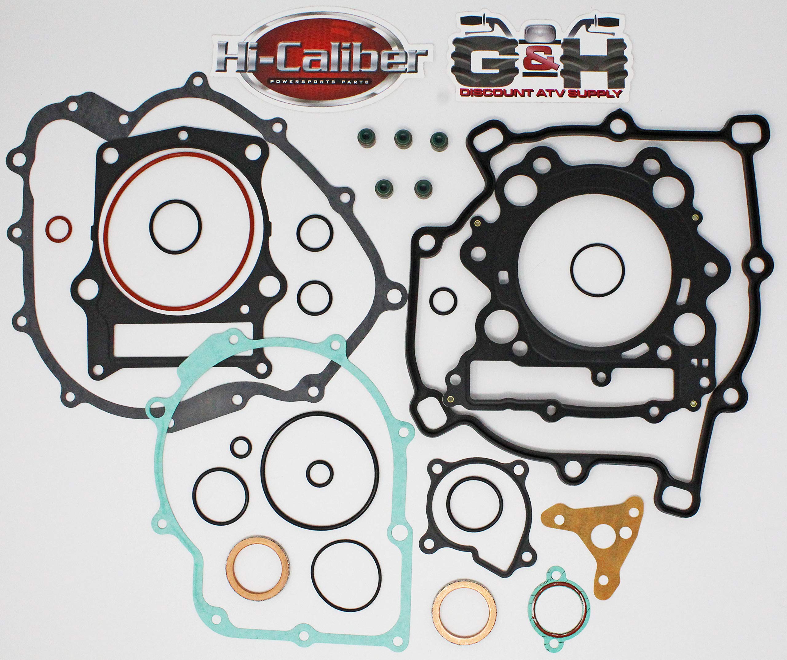 Hi-Caliber Powersports Parts Full Complete Gasket Kit Set For All Yamaha Yfm 660 Grizzly & Yxr 660 Rhino Atvs