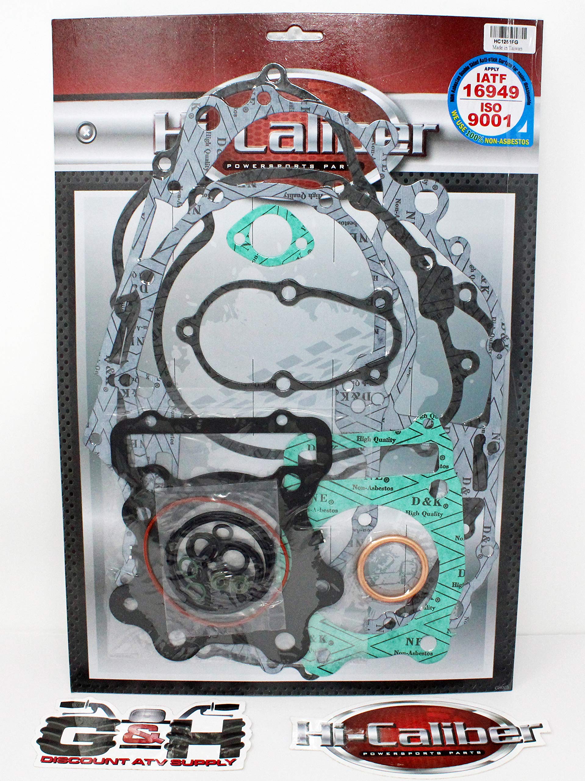 Hi-Caliber Powersports Parts Complete Full Engine Motor Gasket Kit For The 1988-2000 Honda Trx 300 2X4 & 4X4 Fourtrax