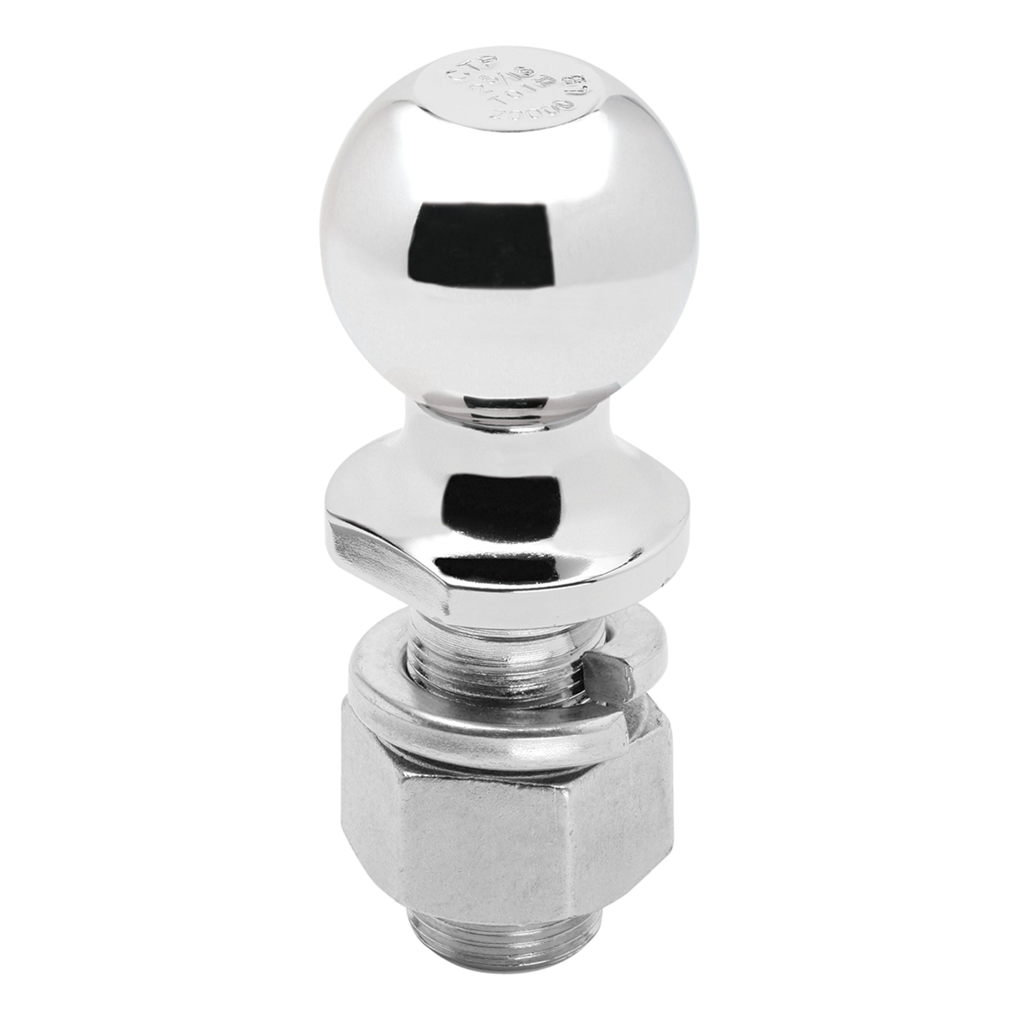 Reese 63840 Class V Hitch Ball, Chrome - 2-5/16'' Ball X 1-1/4'' X 2-3/4'', 20,000 Lbs.