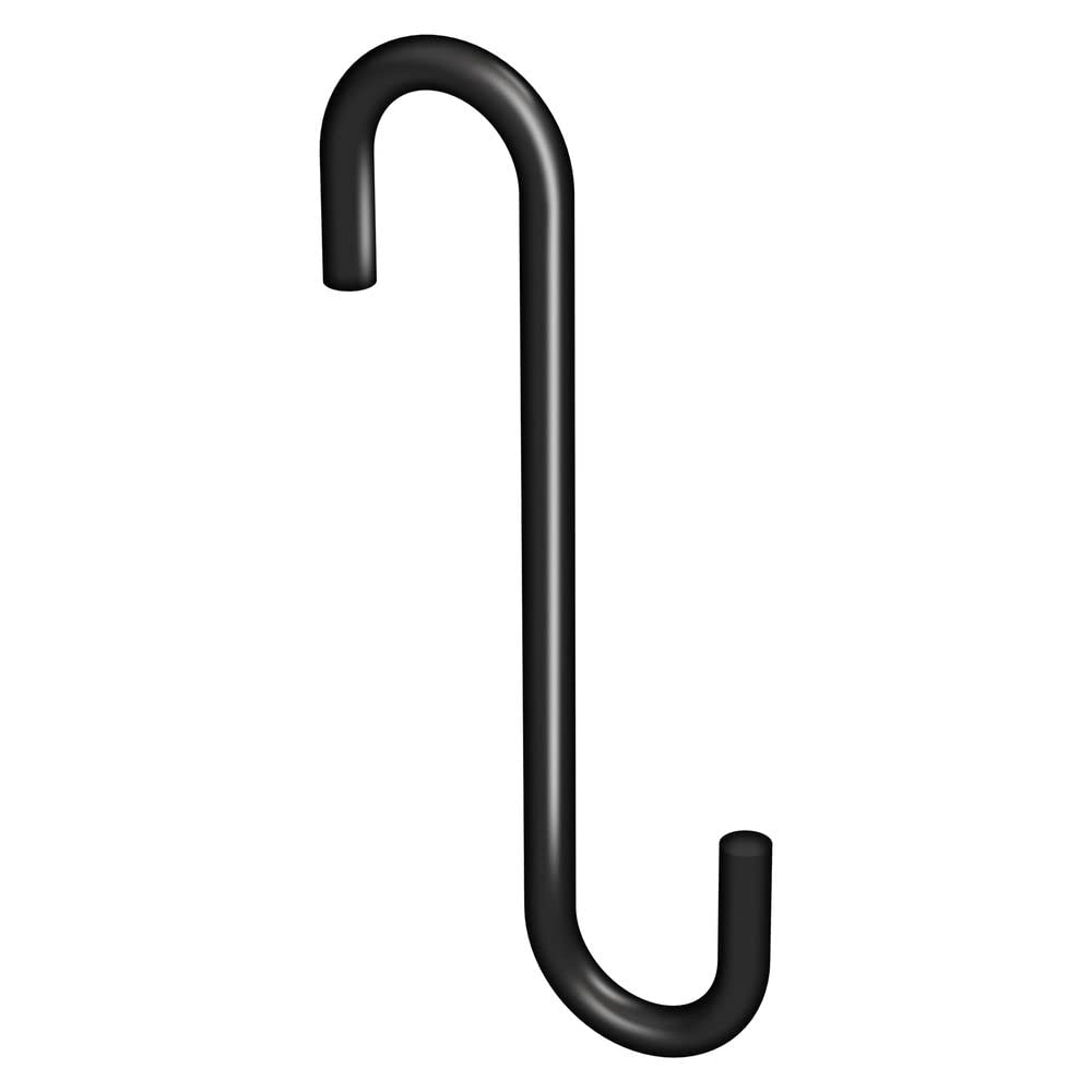 National Hardware N275-514 Modern S Hook Small, 4-3/4'', Black