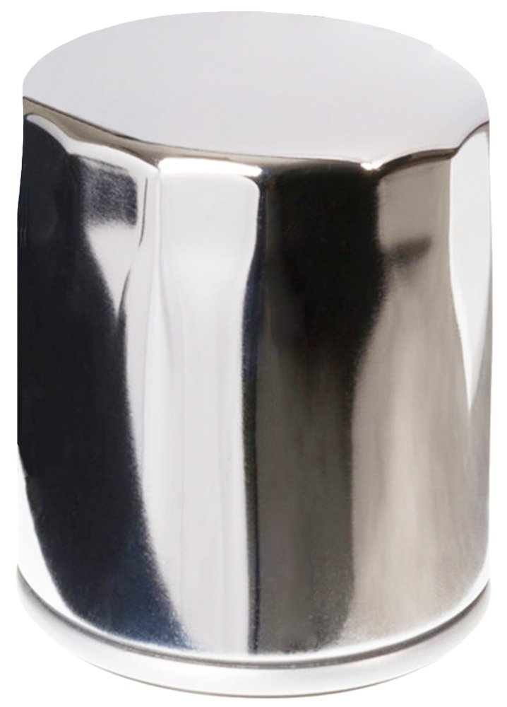 Hiflofiltro Hf171C-2 Chrome Standard Premium Oil Filter, 2-Pack