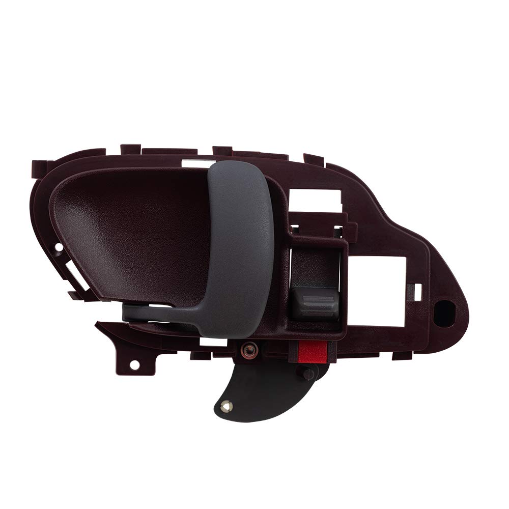 51B49bv0THL.jpg Brock Replacement Drivers Inside Inner Red Door Handle Compatible With 95-02 Pickup Truck 15708049