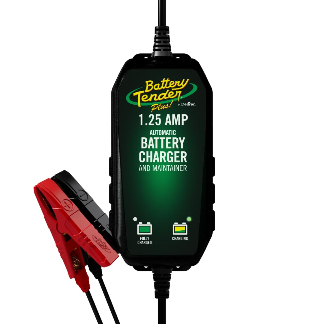 Battery Tender Plus 12V - 1.25 Amp Battery Charger And Maintainer - 022-0185G-Dl-Wh