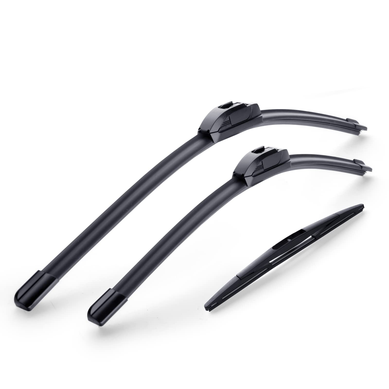 3 Wipers 26''/17''/12'' Replacement For Honda Crv 2021 2020 2019 2018 2017(Set Of 3), 26 Inch+17 Inch Windshield Wiper Blades Wi