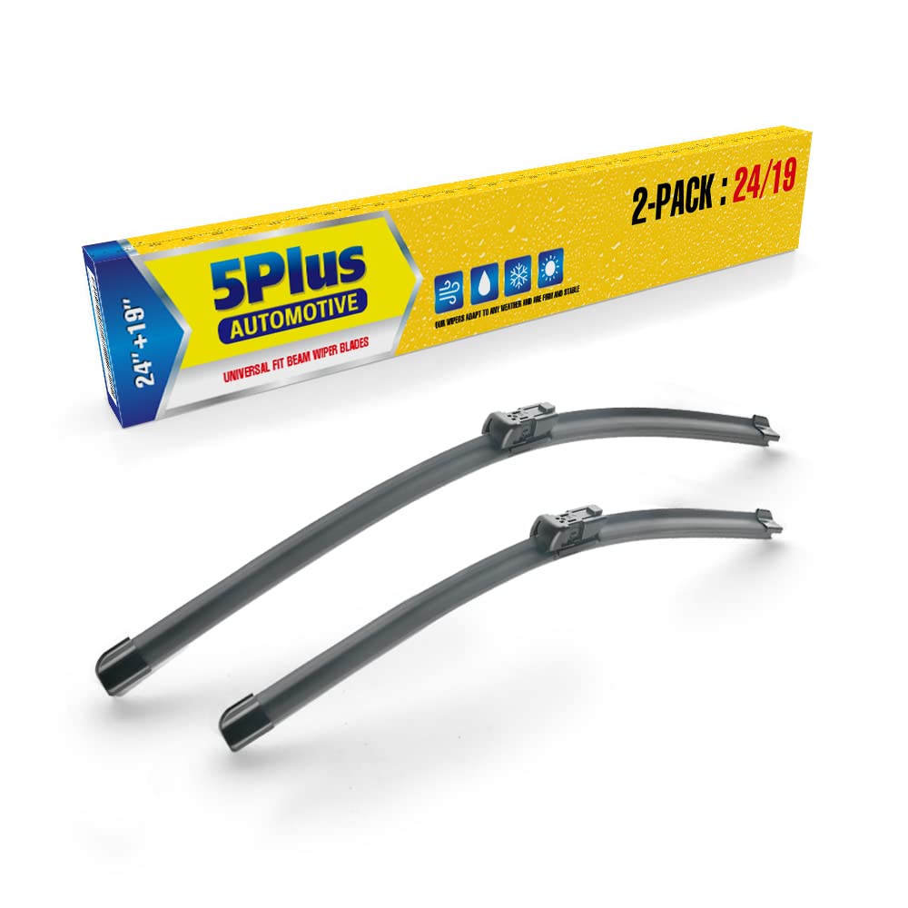 24''+19'' Windshield Wiper Blades Replacement For Vw Volkswagen Passat 2010-2006 Jetta 2010-2007 Eos 2016-2006 Golf 5 Golf 6,Aut