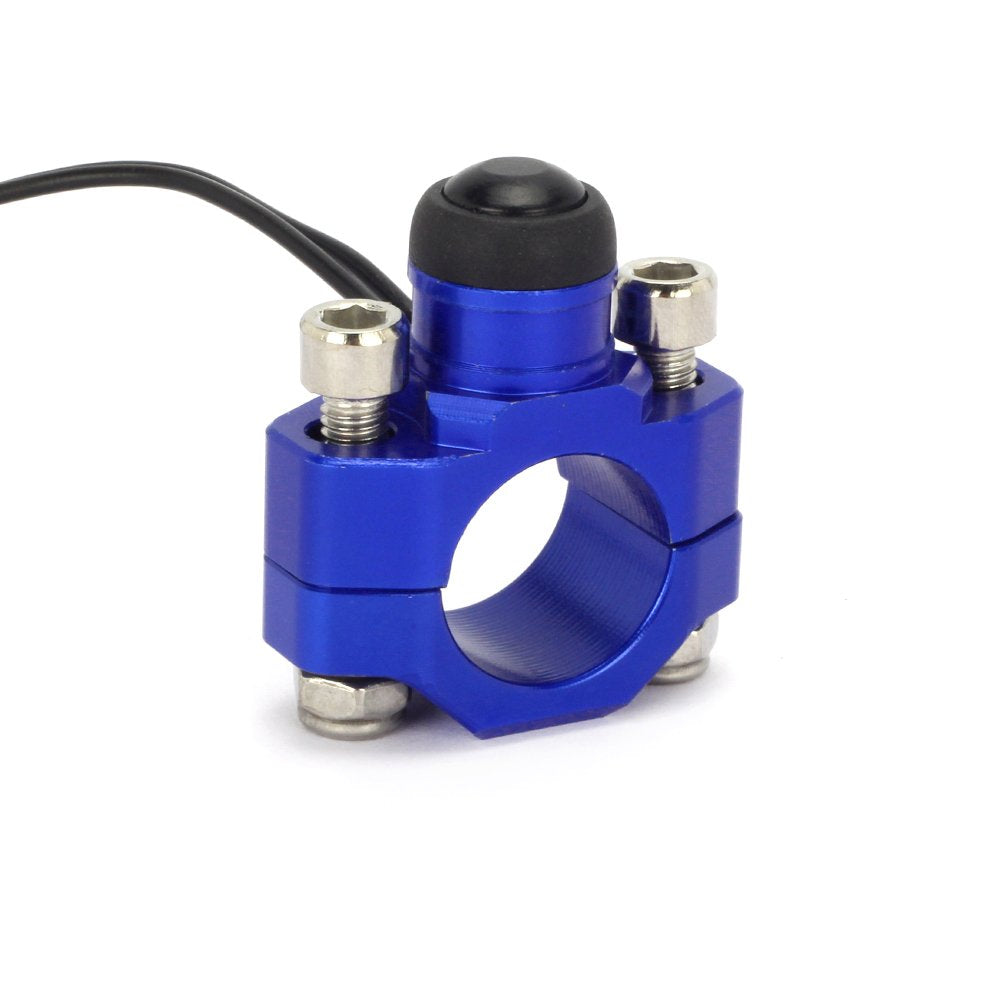 Jfg Racing Cnc Universal Motorcycle Engine Stop Start Kill Switch Button With Mounting Backplate For Yz250 Yz450 Wr250 Wr450 - B