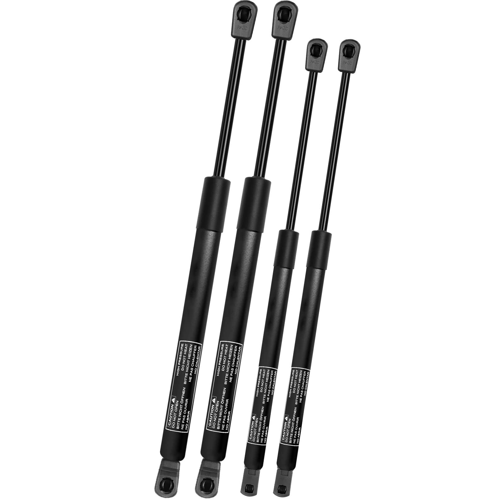 Yhtauto 4Pcs Rear Hatch Liftgate & Back Window Glass Lift Support Struts Replacement For 2007-2014 Chevy/Gmc/Cadillac Models, Ta