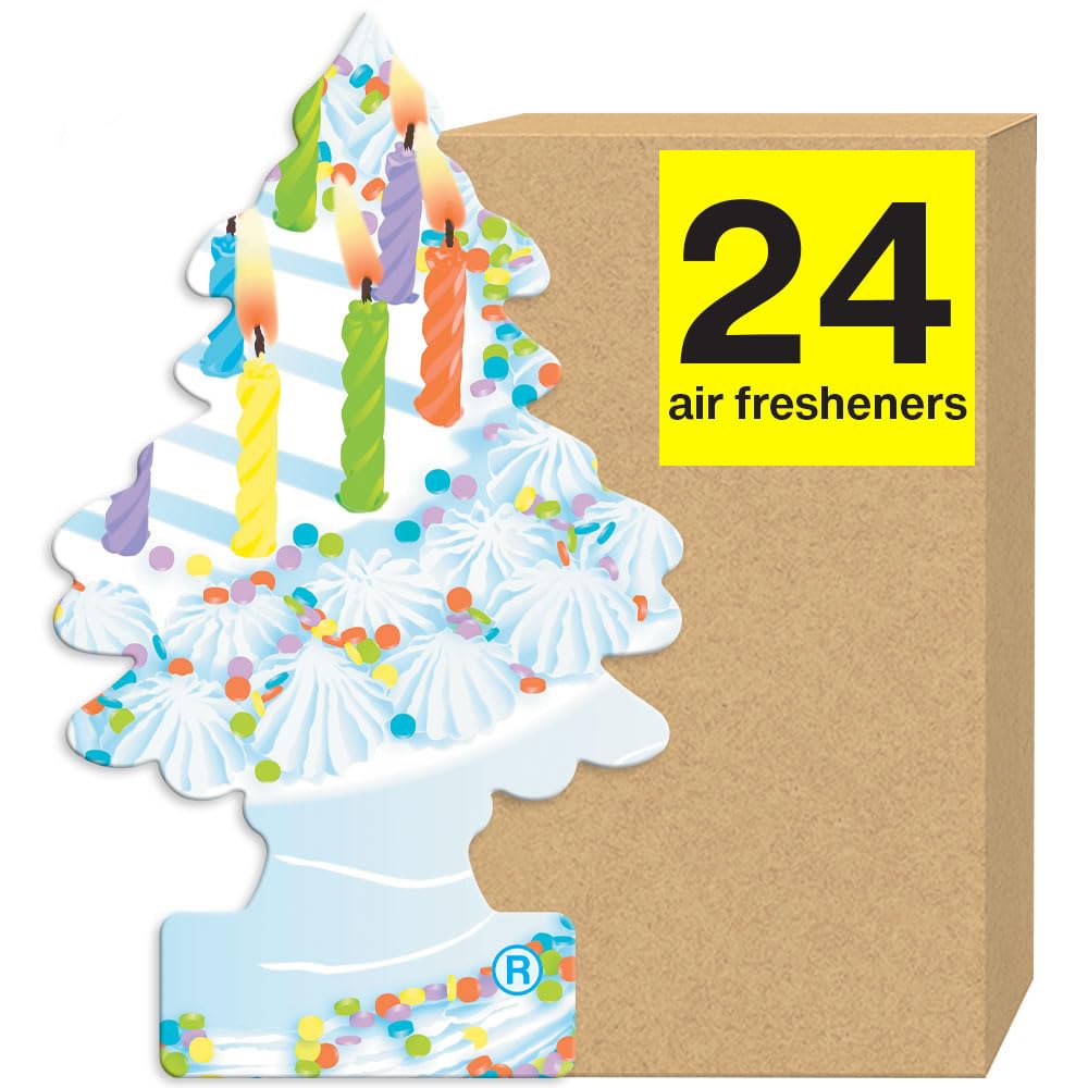 Little Trees Air Fresheners Car Air Freshener. Hanging Tree Provides Long Lasting Scent For Auto Or Home. Celebrate!, 24 Air Fre