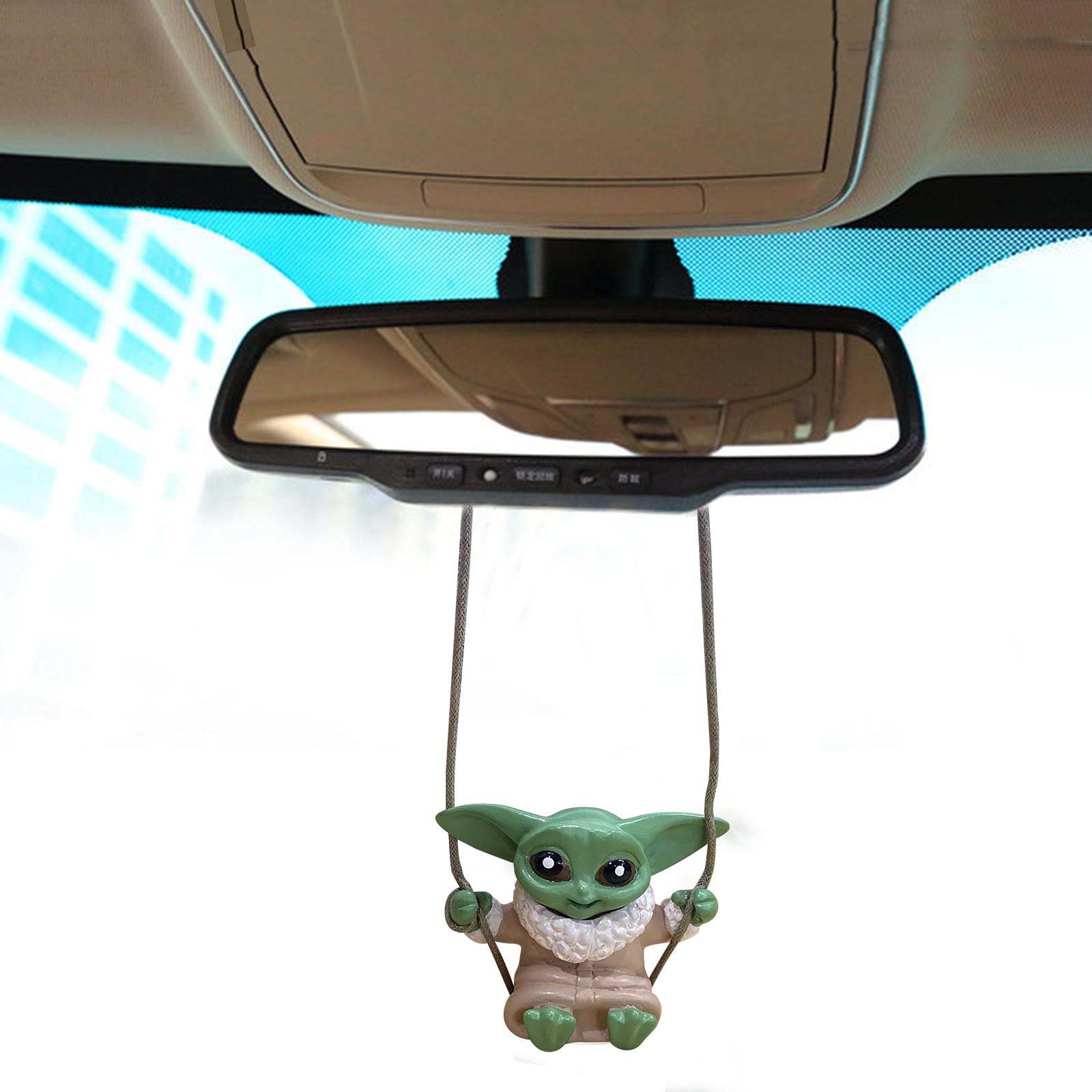 Alwoligag Car Hanging Accessories,Car Mirror Hanging Accessories,Car Decoration Charm Pendant,Car Mirror Suspension Decoration,C