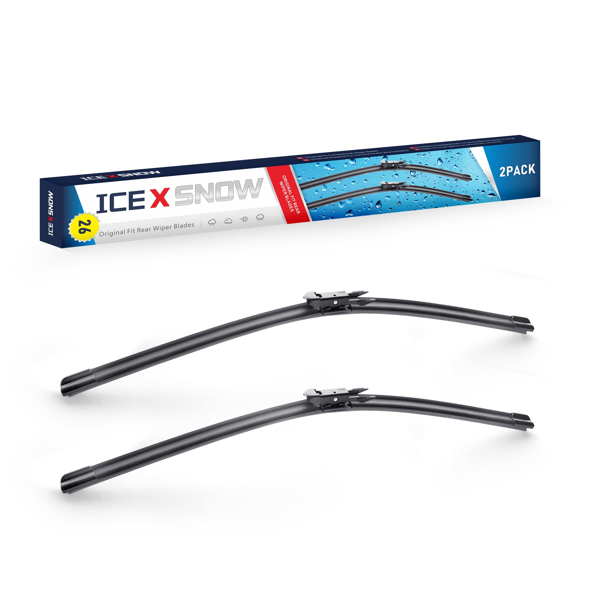 28'' 28'' Automotive Replacement Windshield Wiper Blades For Ford Edge 2020-2015 Escape 2019-2013 Focus 2018-2012 Fusion 2019-20