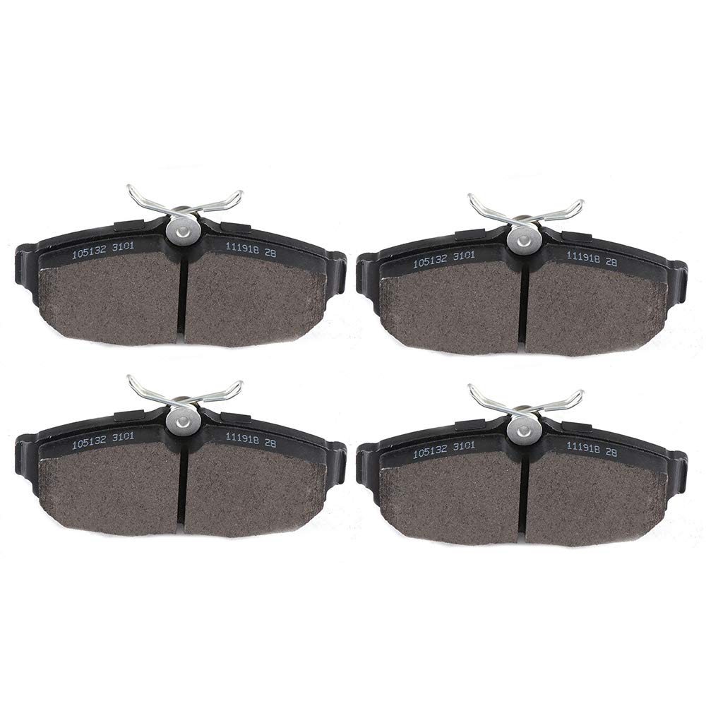 Cciyu D1082 Professional Ceramic Rear Brake Pads Set Fit For 2005-2011 For Ford Mustang