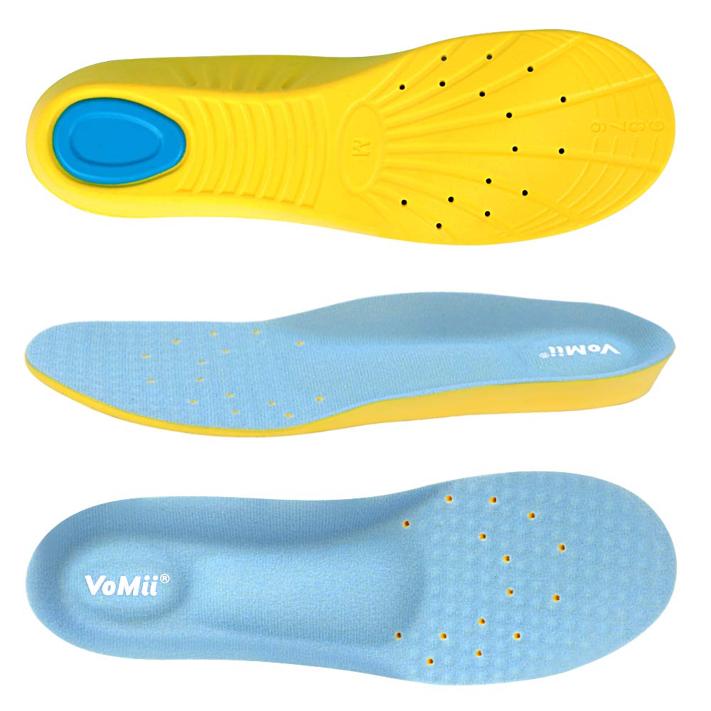 Shoe Insoles For Men Women And Kids, Memory Foam Insoles, Comfortable Sports Shoe Inserts For Shock Absorption And Relieve Foot