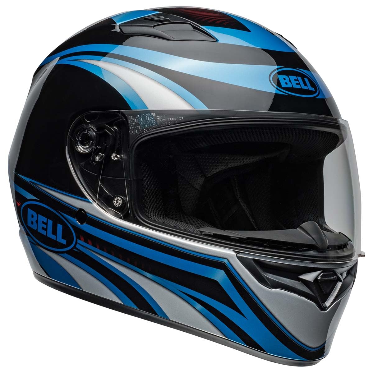 Bell Qualifier Full-Face Motorcycle Helmet (Gloss Conduit Blue/Black - 2X-Large)