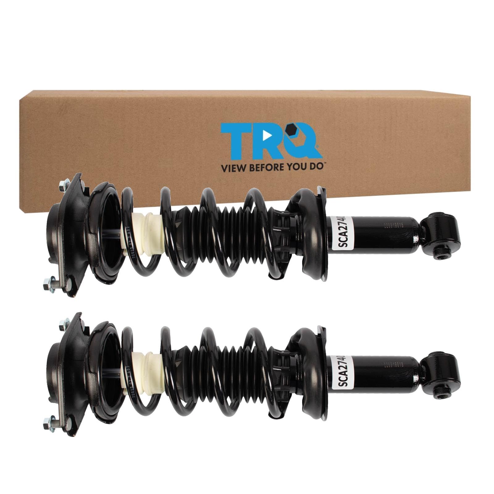 Trq Rear Shock & Spring Assembly Set Fits 2015-2016 Subaru Legacy