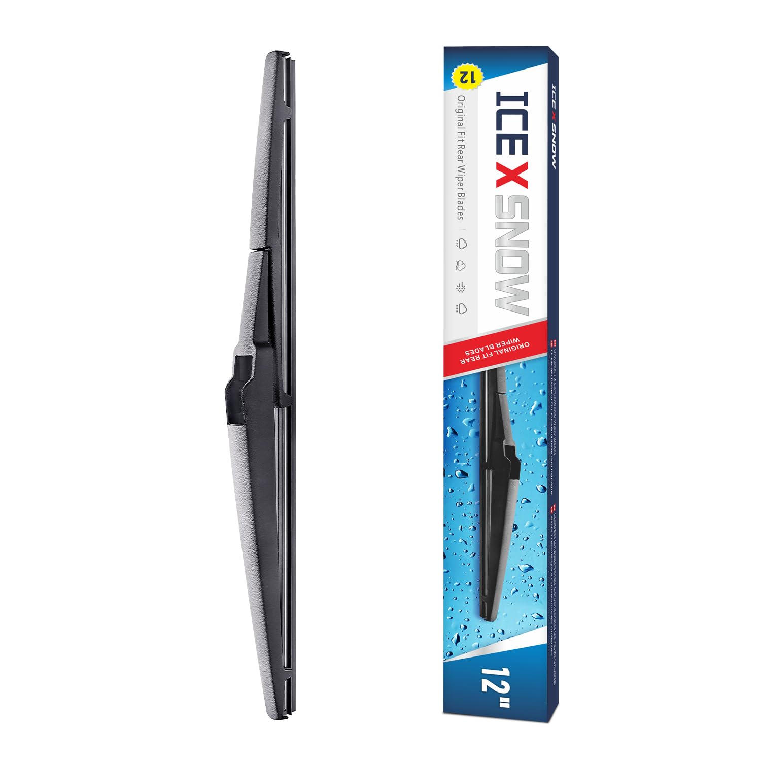 12''(12-A) Rear Wiper Blade Replacement For Toyota Rav4 2023-2019 Rav4 2012-2001 Highlander 2019-2001 Chevy Trax 2022-2013 Duran