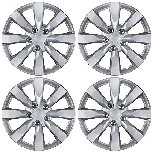Bdk Hubcaps Wheel Covers For Toyota Corolla 16    - Four (4) Pieces Corrosion-Free & Sturdy - Full Heat & Impact Resistant Grade