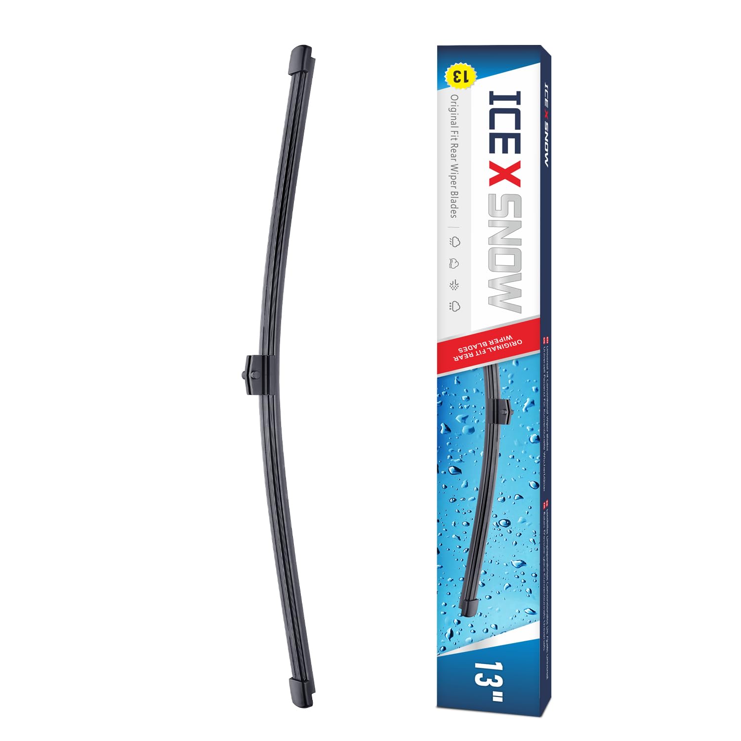 13'' Rear Wiper Blade Replacement For Audi Q3 2022-2019 Q5 2017-2009/Bmw X1 2021-2016 X2 2023-2018 /Porsche Cayenne 2021-2011/Be