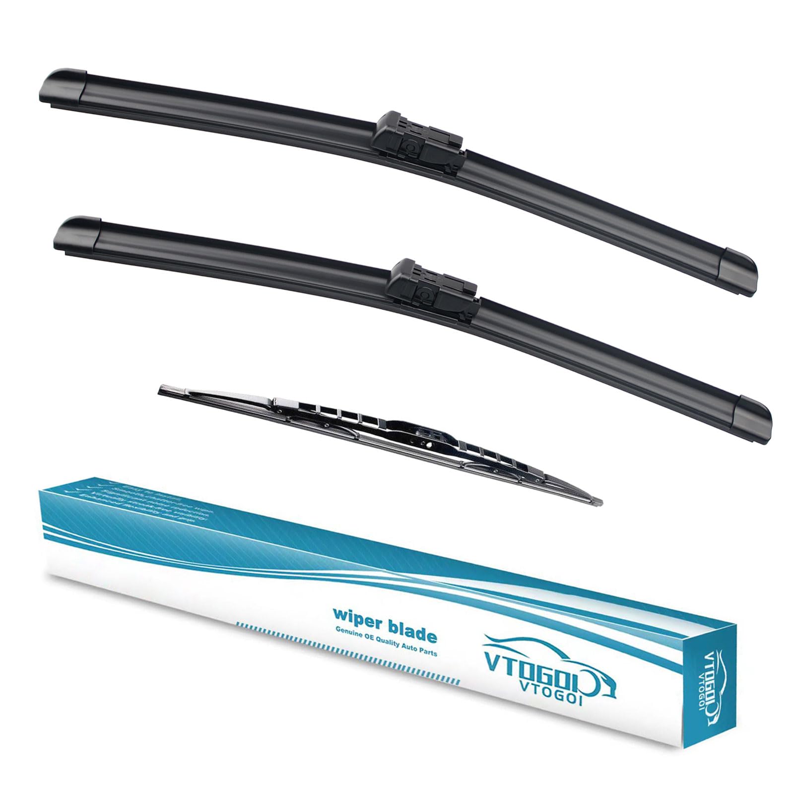 Vtogoi Wiper Blades With Rear Wiper Blades Set For Gmc Terrain 2010-2017,Automotive Replacement Windshield Wiper Blades, That Me