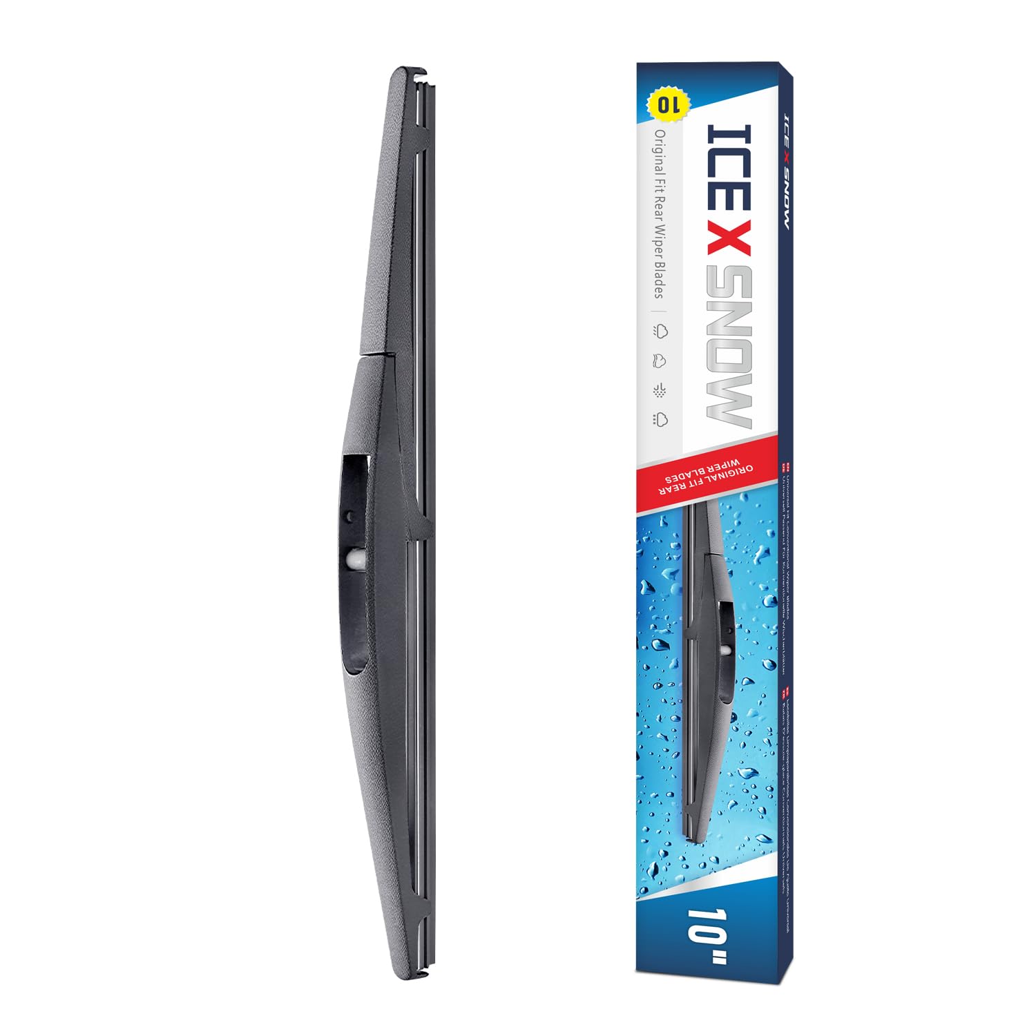 10'' Rear Wiper Blade Replacement For Honda Hr-V 2022-2016,Outlander Sport 2022-2011 Nissan Leaf 2017-2011 Mazda Cx-3 21-16,Qx80