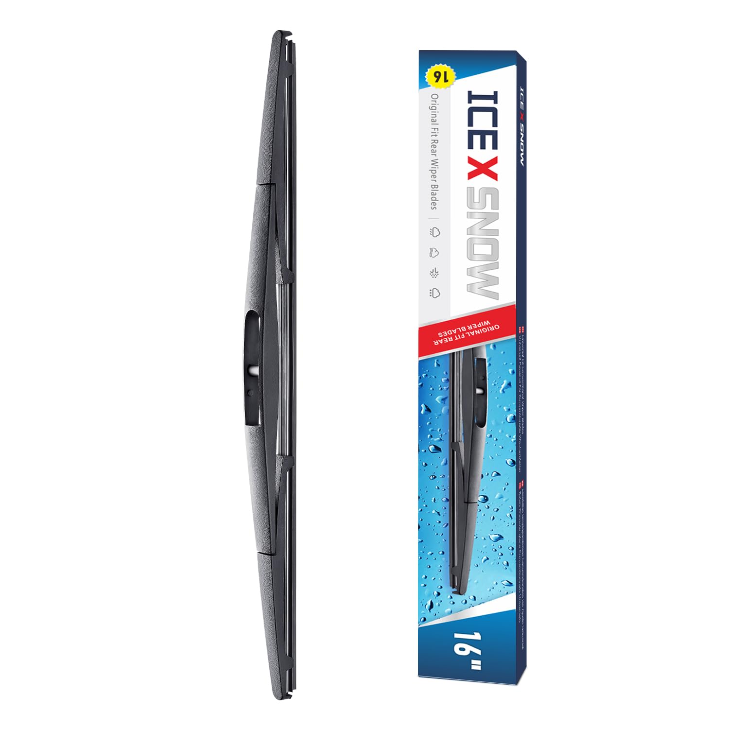 16'' Rear Wiper Blade Replacement For Honda Odyssey 2023-2005,Passport 2023-2019 Subaru Outback 2022-2020,Impreza 2011-2009 Back