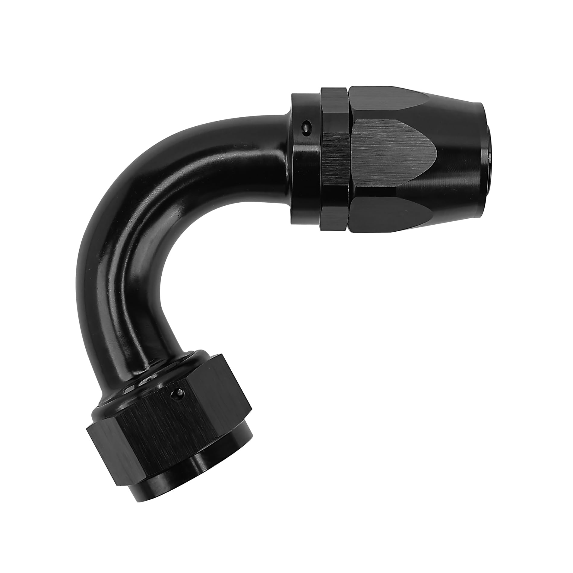 Evil Energy 16An Hose End Fitting 120 Degree Swivel For Cpe Braided Fuel Hose Black