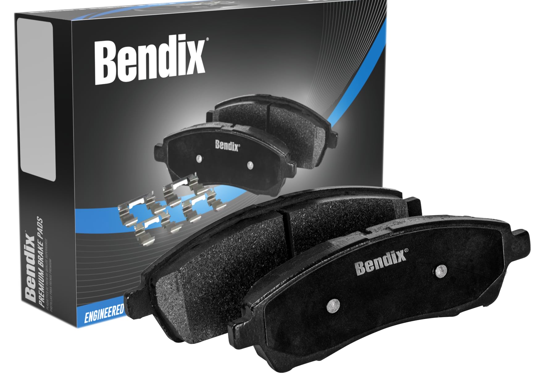 Bendix Premium Sbc1035 Ceramic Front Brake Pads For Select Models Chevrolet Aveo, Aveo5, Optra, Spark, Spark Ev, Pontiac G3, G3