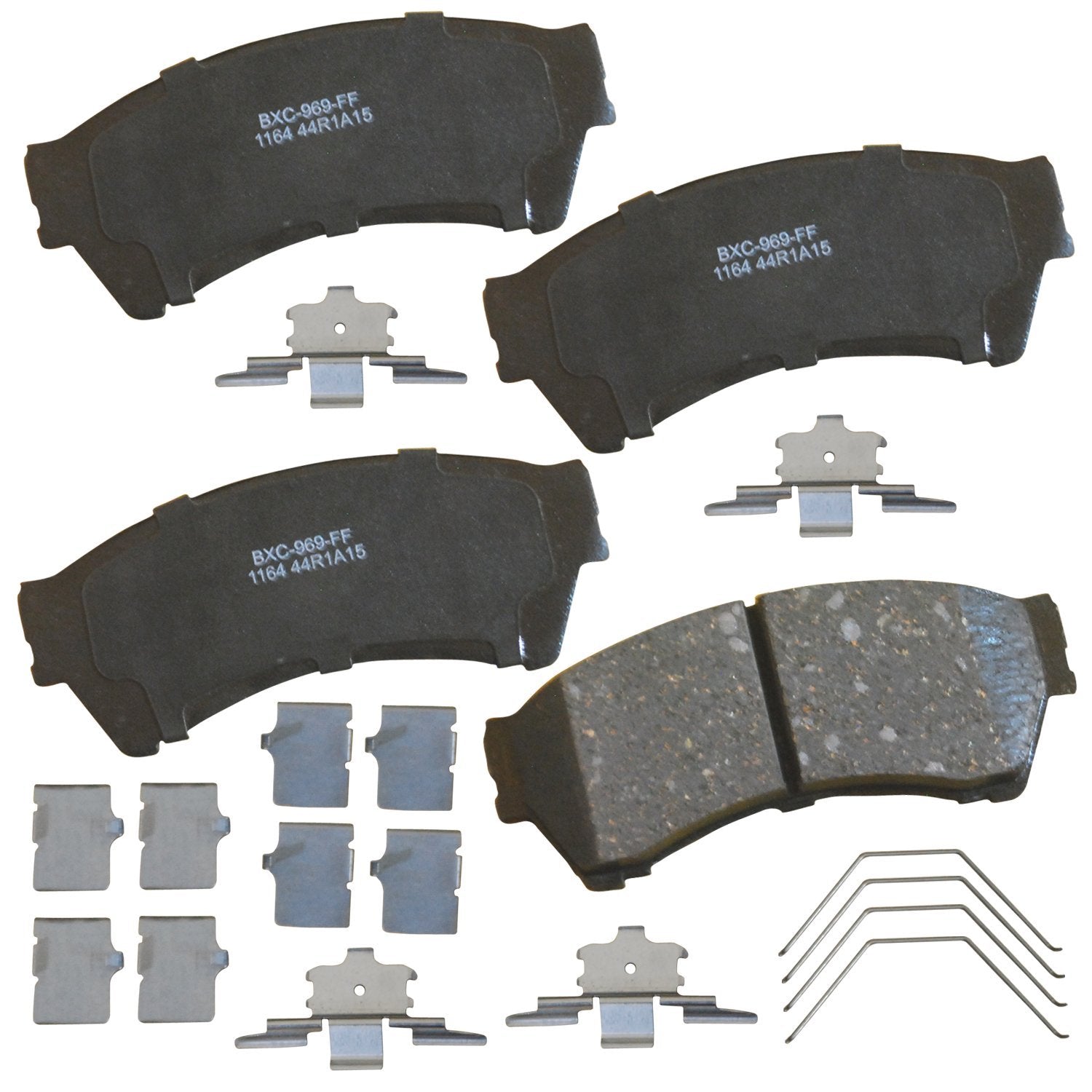 Bendix Premium Sbc1164 Ceramic Front Brake Pads For Ford Fusion 2012-2006, Lincoln Mkz 2012-2007, Zephyr 2006, Mazda 6 2013-2006