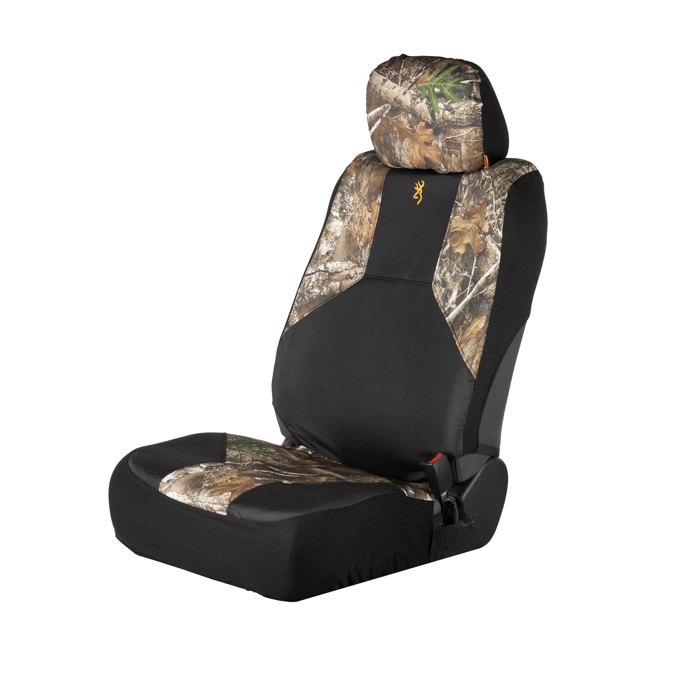 Browning Universal Low Back And Bench Seat Covers, Water And Dirt Resistant Car, Truck, And Suv Seat Covers, Realtree Edge (Excu