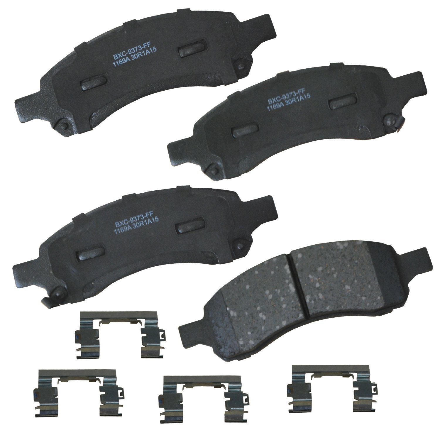 Bendix Premium Sbc1169A Ceramic Front Brake Pads For Buick Enclave 2017-2008, Chevrolet Traverse 2017-2009, Gmc Acadia 2016-2007