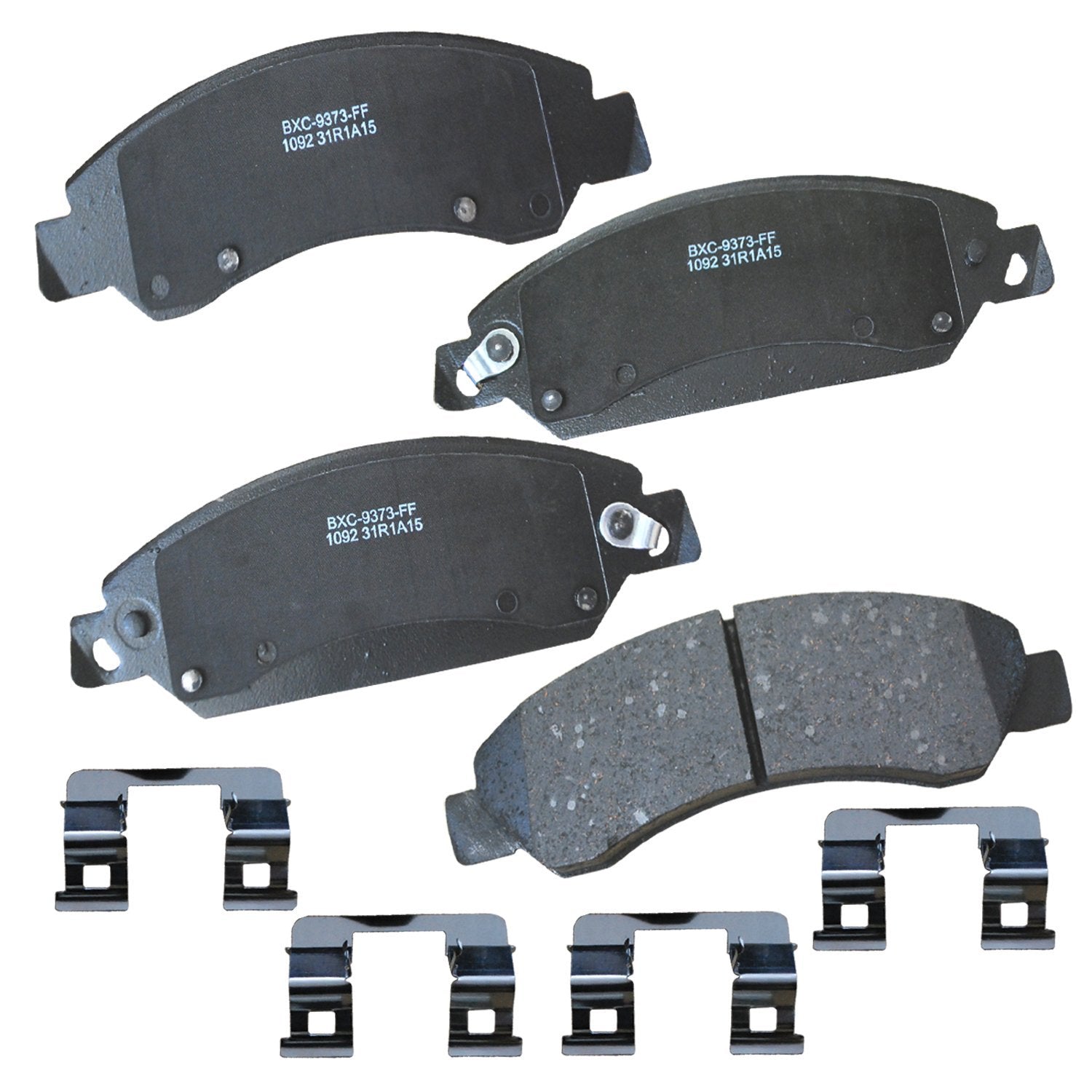 Bendix Premium Sbc1092 Ceramic Front Brake Pads For Select Models Cadillac Escalade, Escalade Esv, Ext, Chevrolet Avalanche, Sil