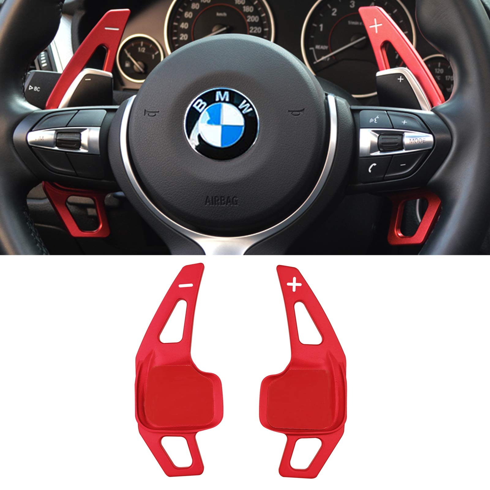 Compatible With Bmw Paddle Shifter Extensions,Jaronx Aluminum Metal Steering Wheel Paddle Shifter(Compatible With Bmw 2 3 4 X1 X
