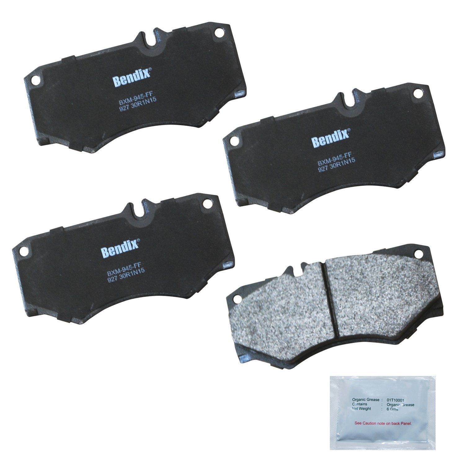 Bendix Priority1 Cfm927 Semi-Metallic Front Brake Pads For Mercedes-Benz G55 Amg 2011-2003, G65 Amg 2014, G500 2020-1999, G550 2