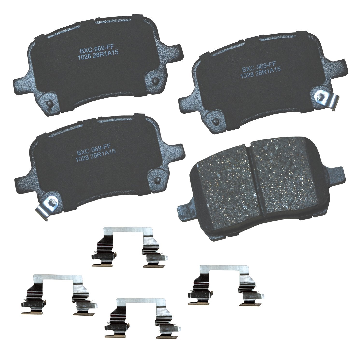 Bendix Premium Sbc1028 Ceramic Front Brake Pads For Select Models Chevrolet Cobalt, Hhr, Malibu, Pontiac G4, G5, G6, Pursuit, So