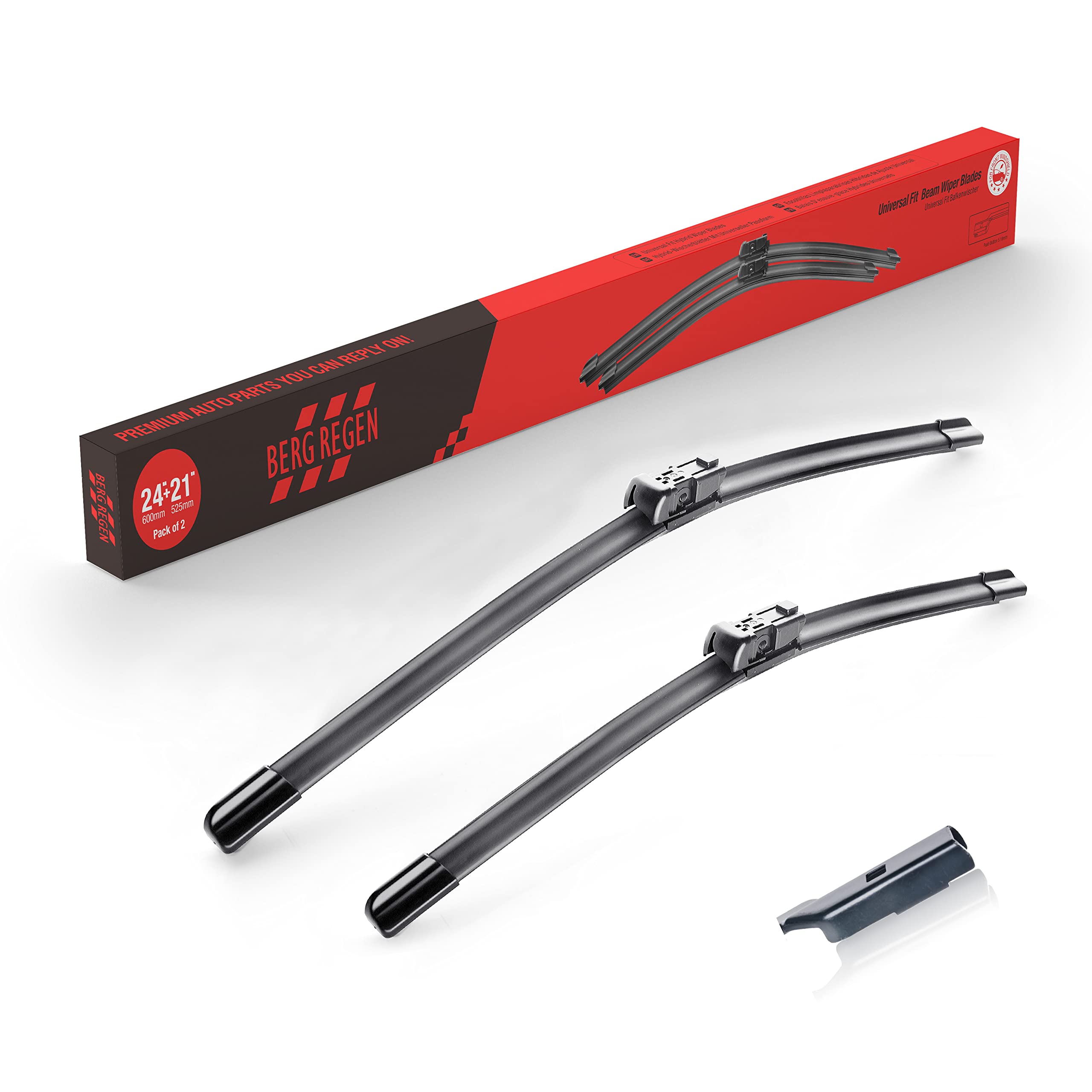 24''+21'' Front Windshield Wiper Blades Replacement For Chevrolet Traverse 2009-2011 Malibu 2009-2012 Volkswagen Tiguan 2009-201