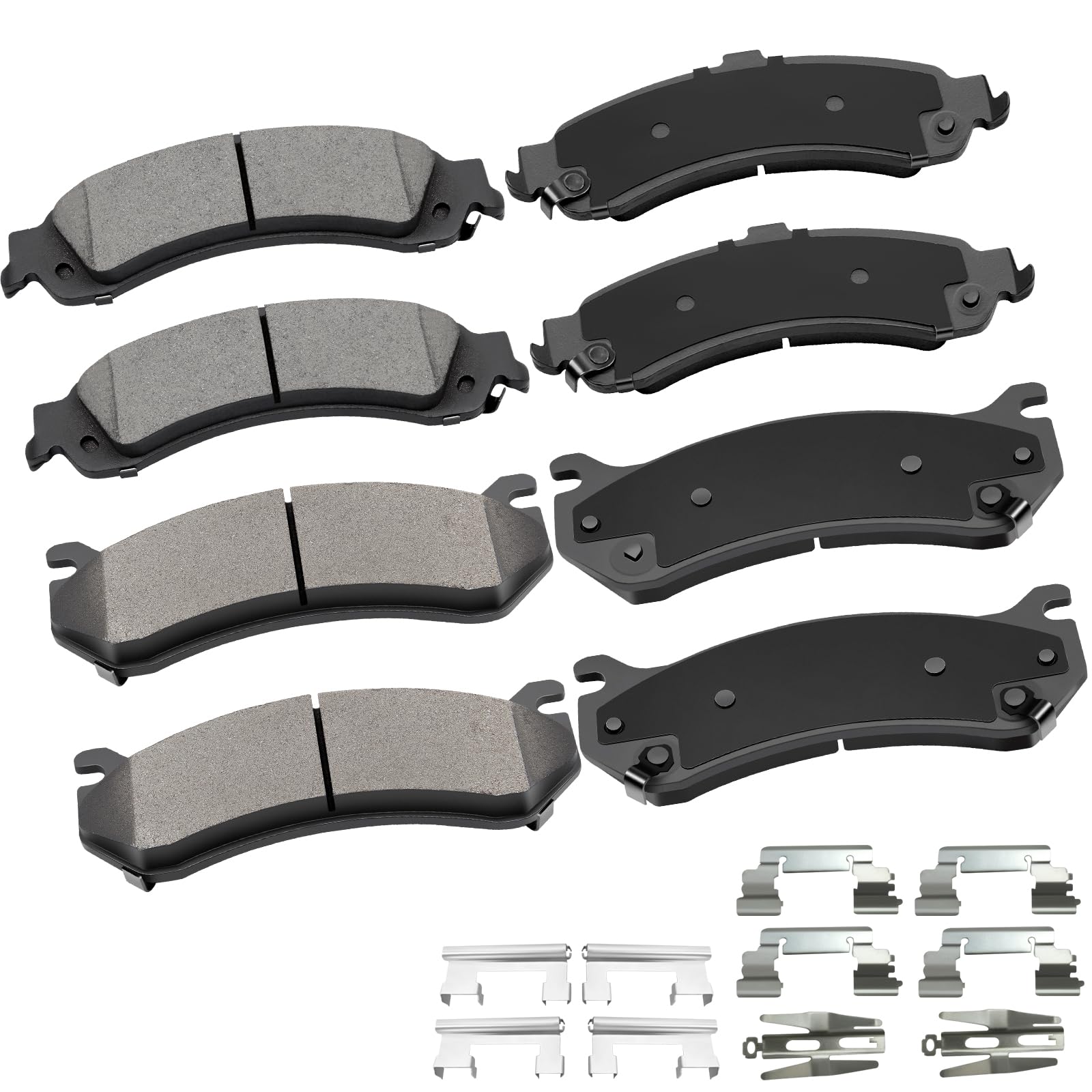 Cciyu D785 D834 Ceramic Front Rear Brake Pad Set Fit For Cadillac Escalade,Escalade Esv,Escalade Ext,For Chevy Avalanche 1500,Si