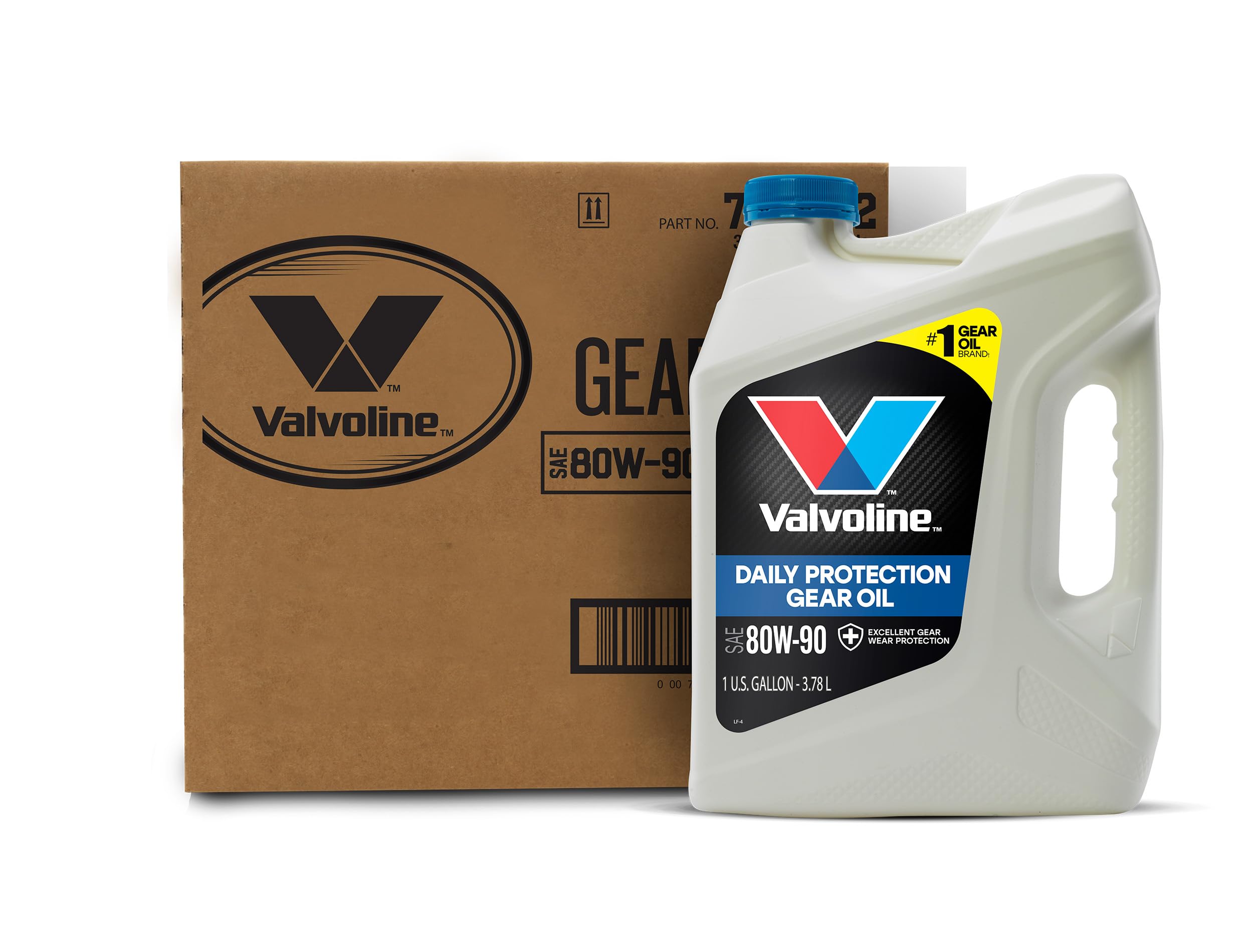Valvoline High Performance Sae 80W-90 Gear Oil 1 Ga, Case Of 3