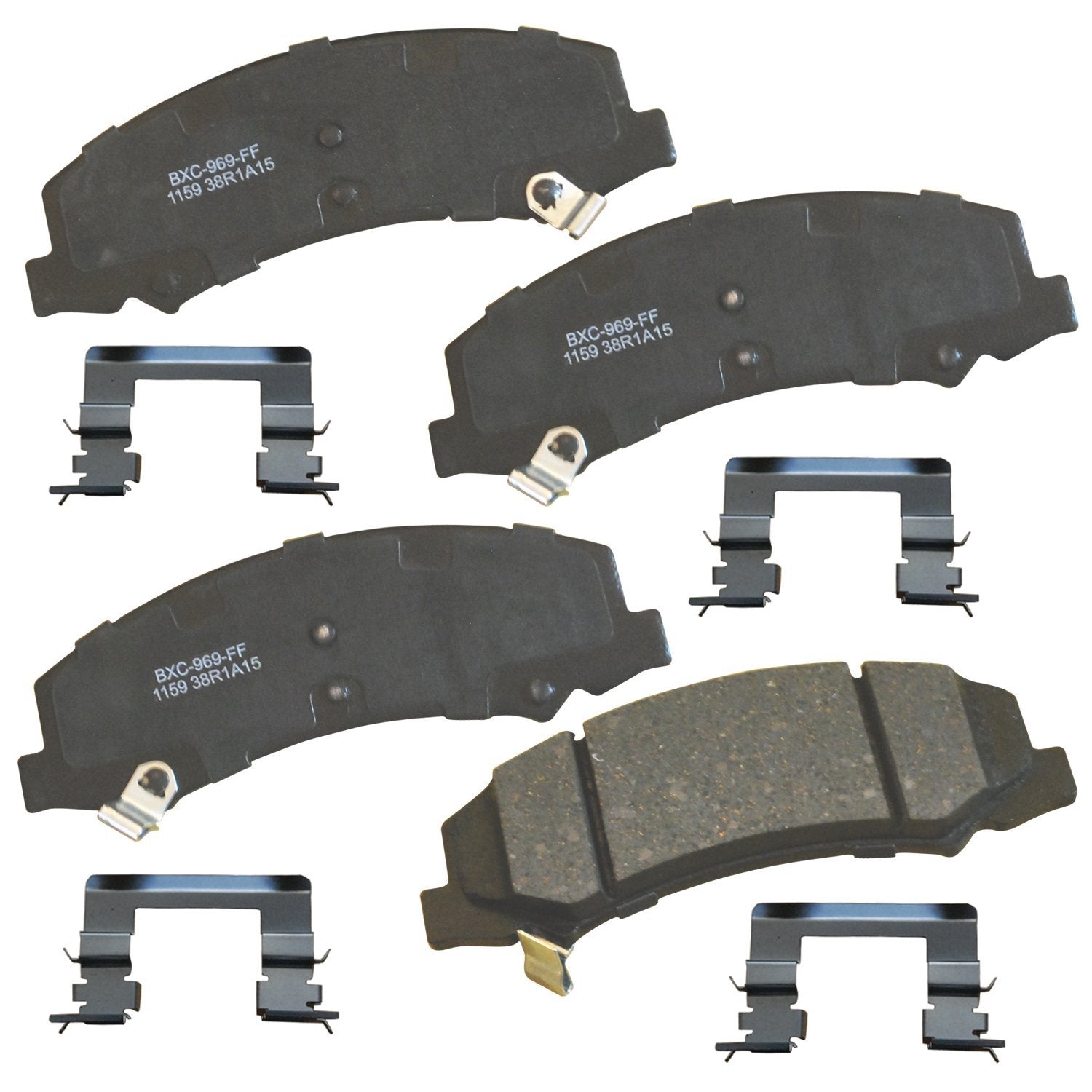 Bendix Premium Sbc1159 Ceramic Front Brake Pads For Select Models Buick Lacrosse, Lucerne, Cadillac Dts, Chevrolet Impala, Impal