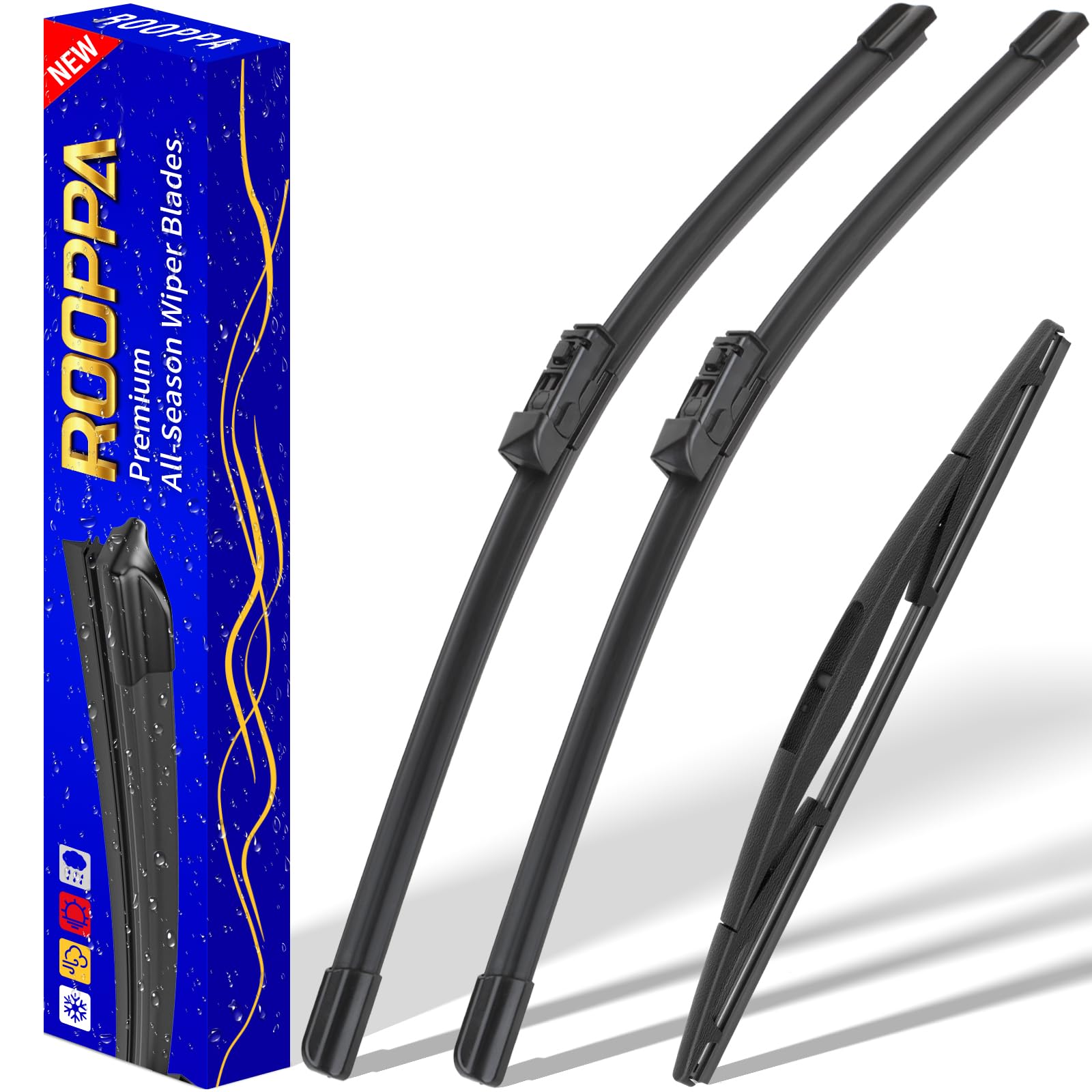 3 Wipers Replacement For 2020-2024 Subaru Outback, Windshield Wiper Blades Original Equipment Replacement - 26''/18''/16'' (Set