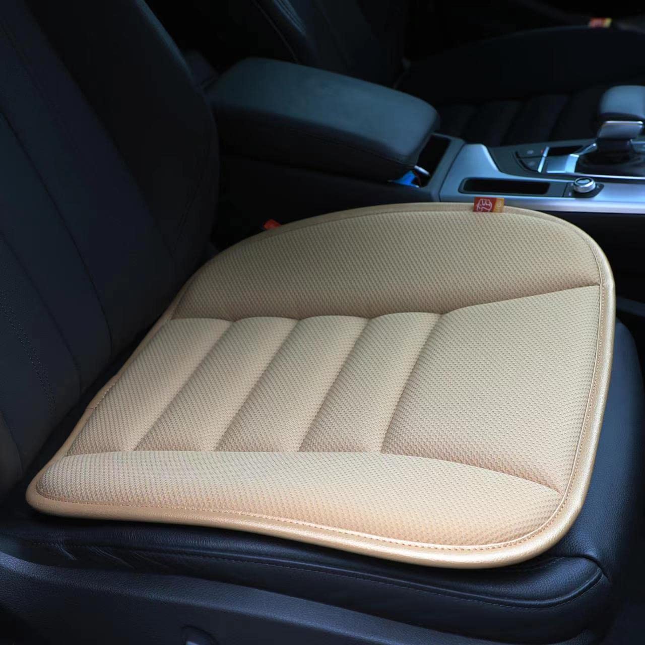Raorandang Car Seat Cushion Pad For Home Use Car Driver Seat Office Chair Memory Foam Seat Cushion(Khaki)