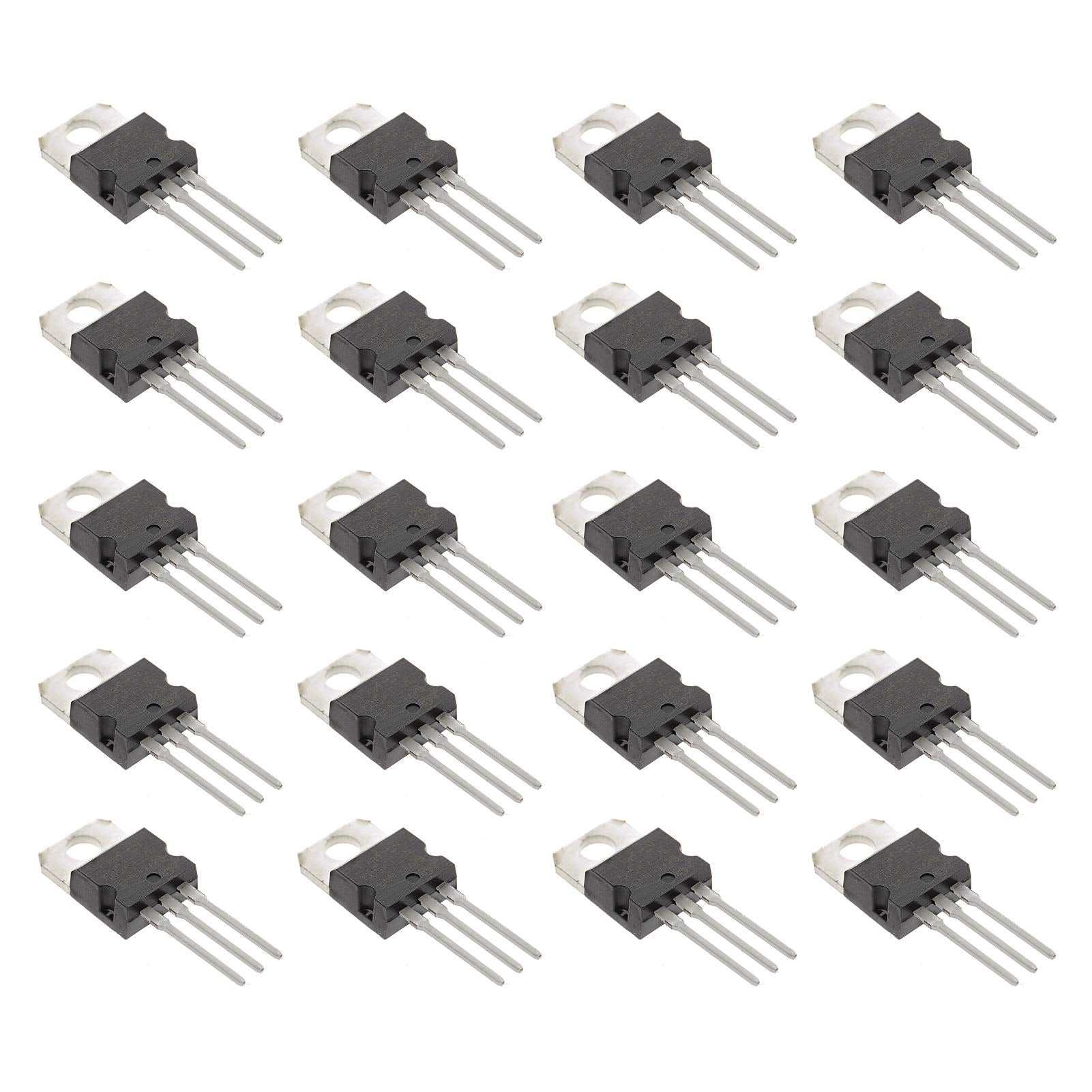 Bridgold 20Pcs L7812Cv L7812 Linear Voltage Regulator Ic Positive Fixed 1 Output 1.5A 12V To-220,3Pin