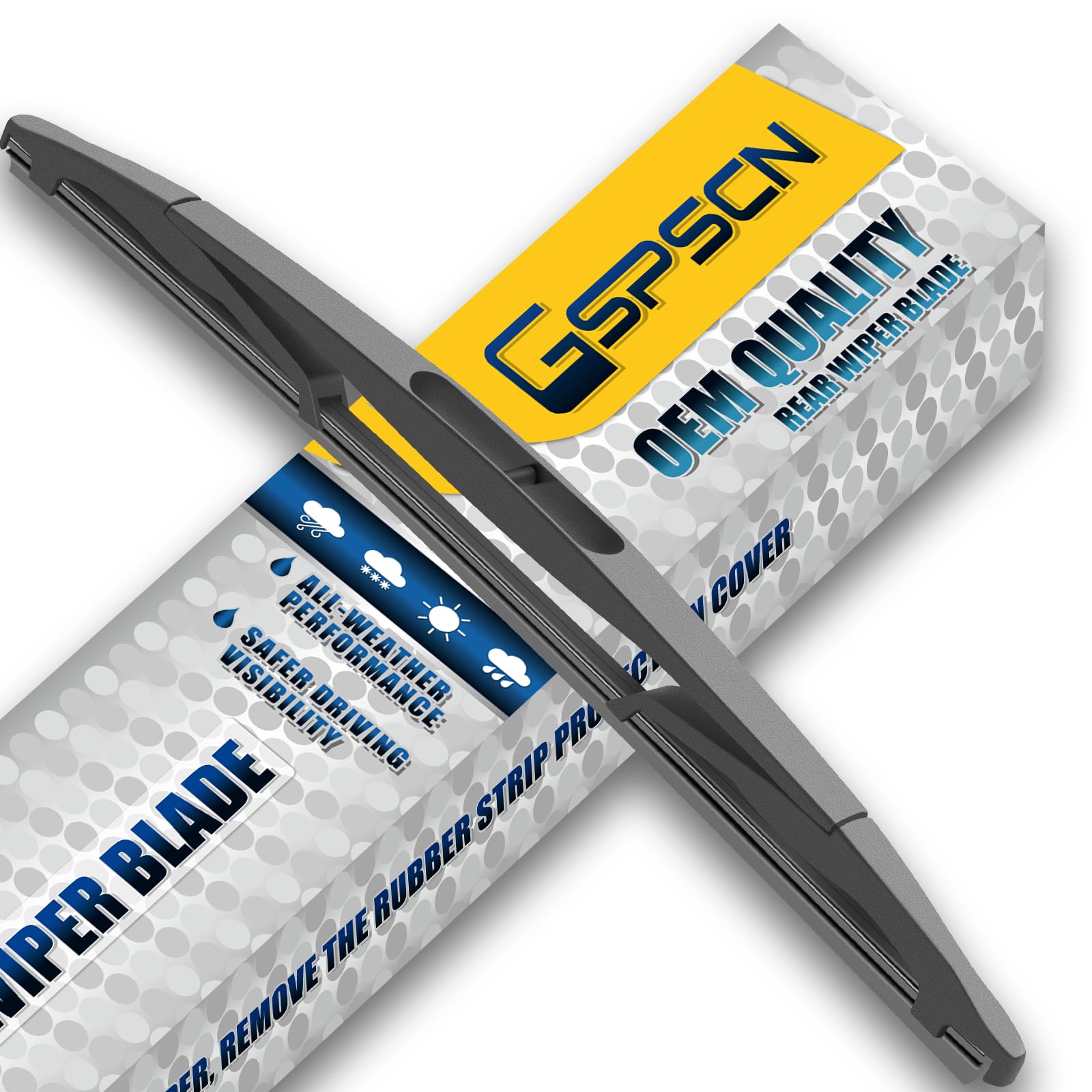 12'' Rear Wiper Blade,Replacement Back Windshield Wiper For Buick Enclave 17-08 /Ford Flex 19-09 Escape 12-08 /Jeep Wrangler 18-