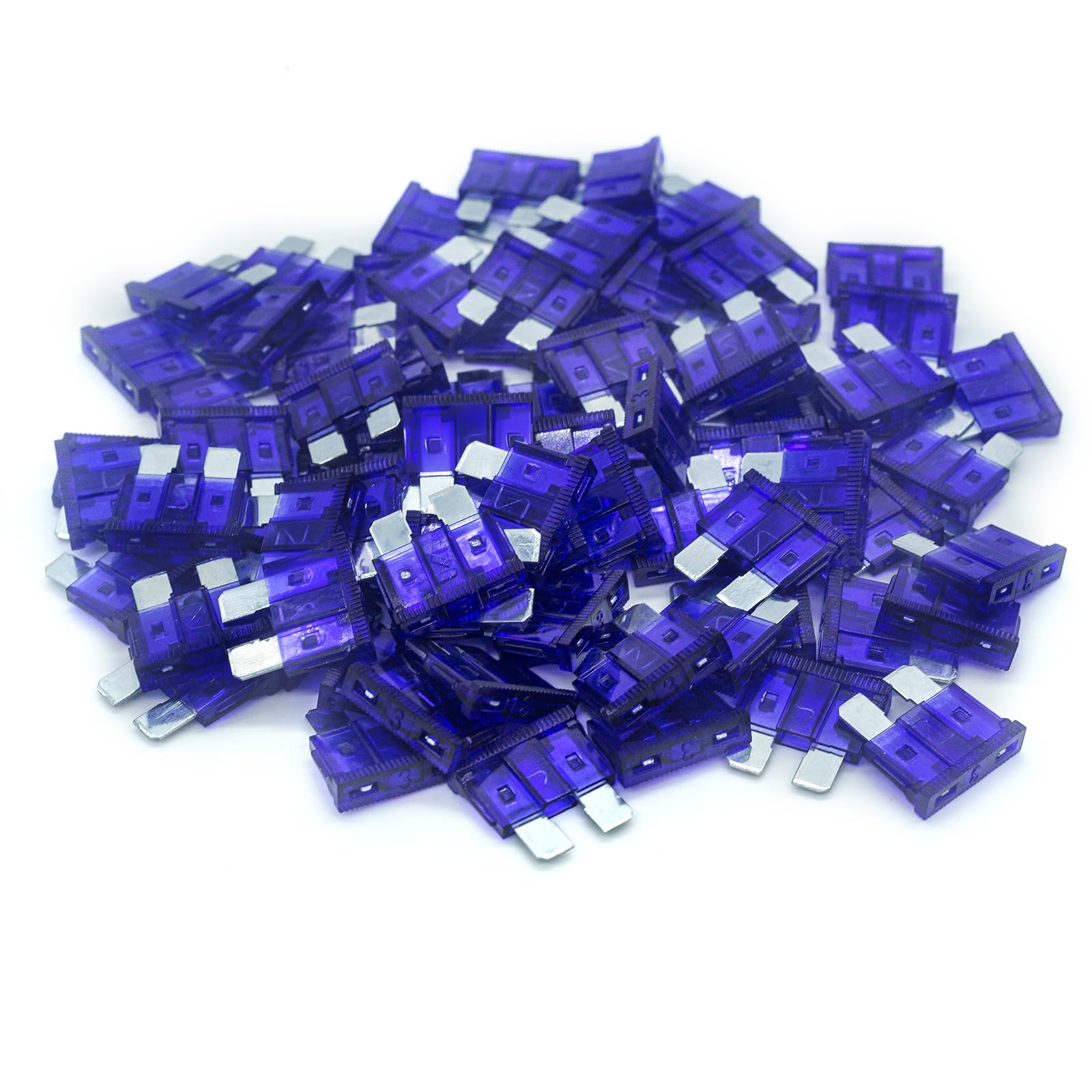(80Pcs) 3 Amp Standard Fuse, 3A Car Blade Fuses For Car/Rv/Truck/Suv/Motorcycle/Boat