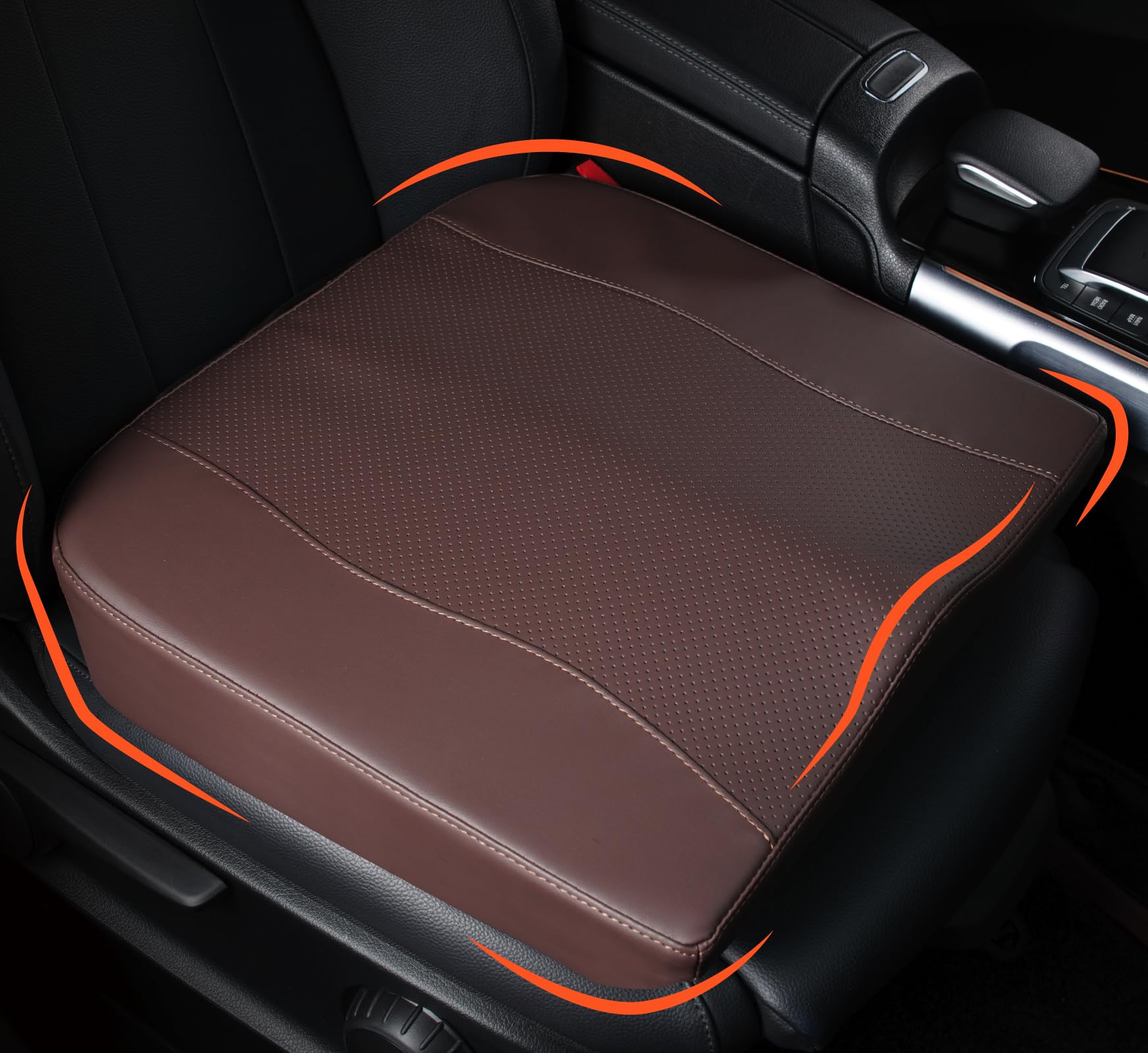 Car Seat Cushion, Comfort Memory Foam Car Cushions For Driving - Sciatica & Lower Back Pain Relief, Seat Cushion For Car Seat Dr