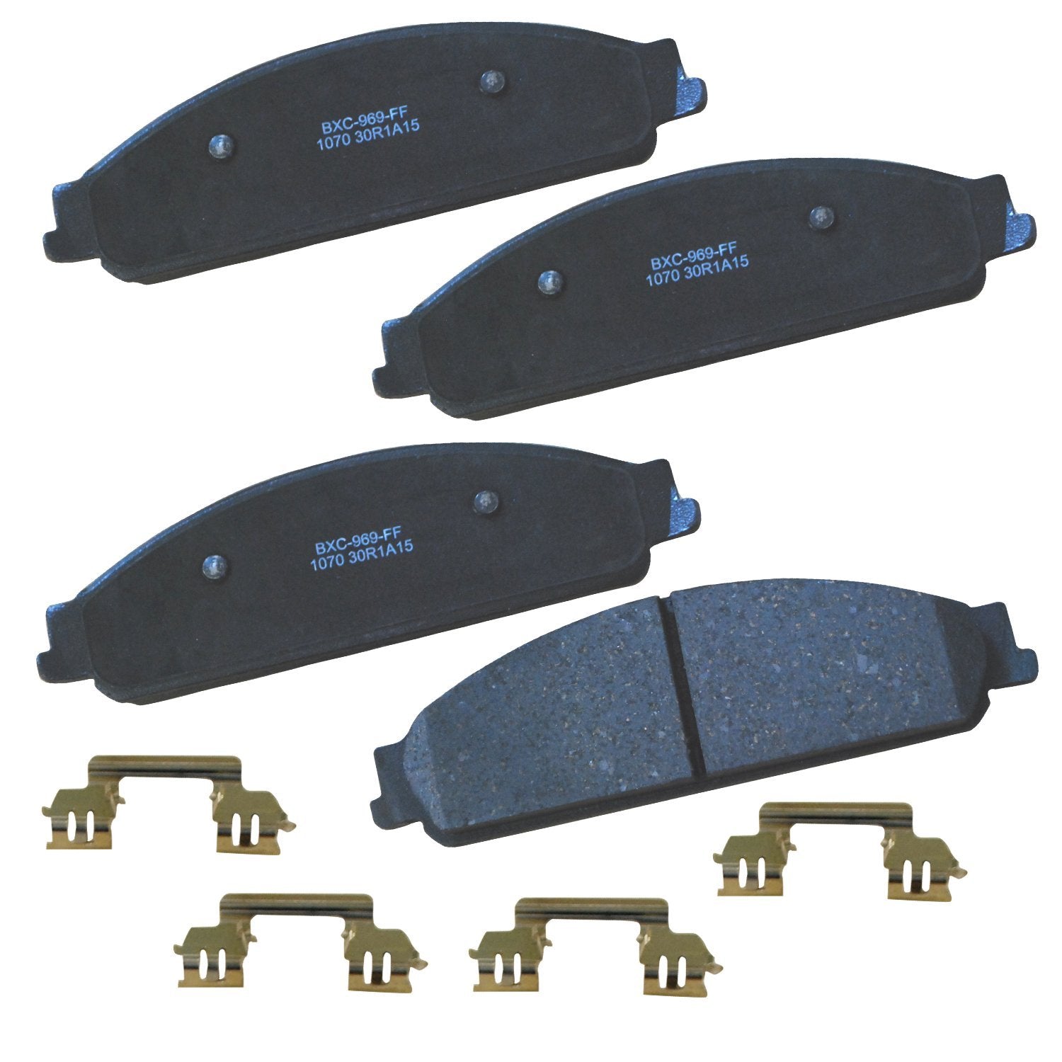 Bendix Premium Sbc1070 Ceramic Front Brake Pads For Ford Five Hundred 2007-2005, Freestyle 2007-2005, Taurus 2009-2008, Taurus X