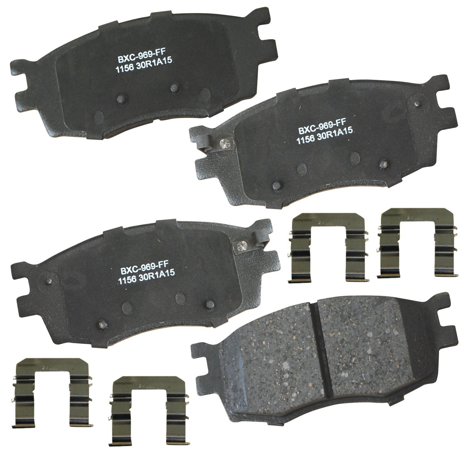 Bendix Premium Sbc1156 Ceramic Front Brake Pads For Dodge Attitude 2011-2006, Hyundai Accent 2011-2006, Jac J4 2020-2018, Kia Ri